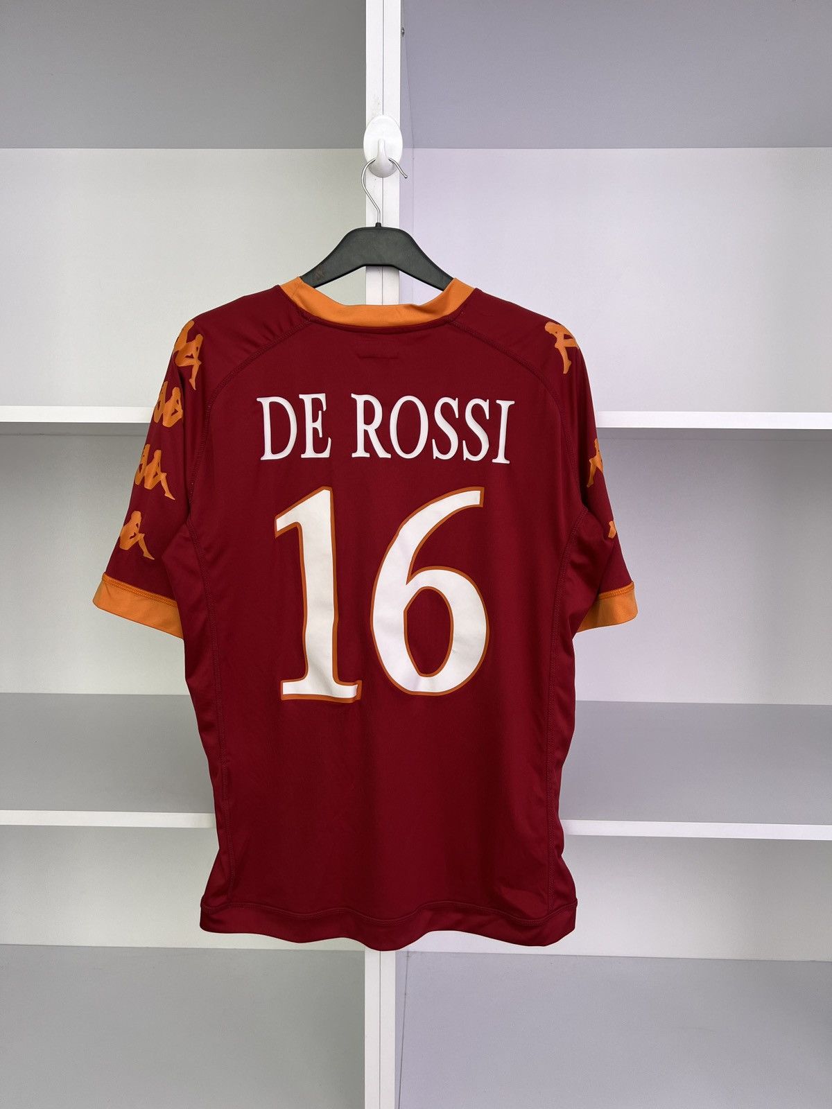 Kappa × Vintage Vintage Roma 12/13 De Rossi Home Jersey Size US XL / EU 56 / 4 - 1 Thumbnail