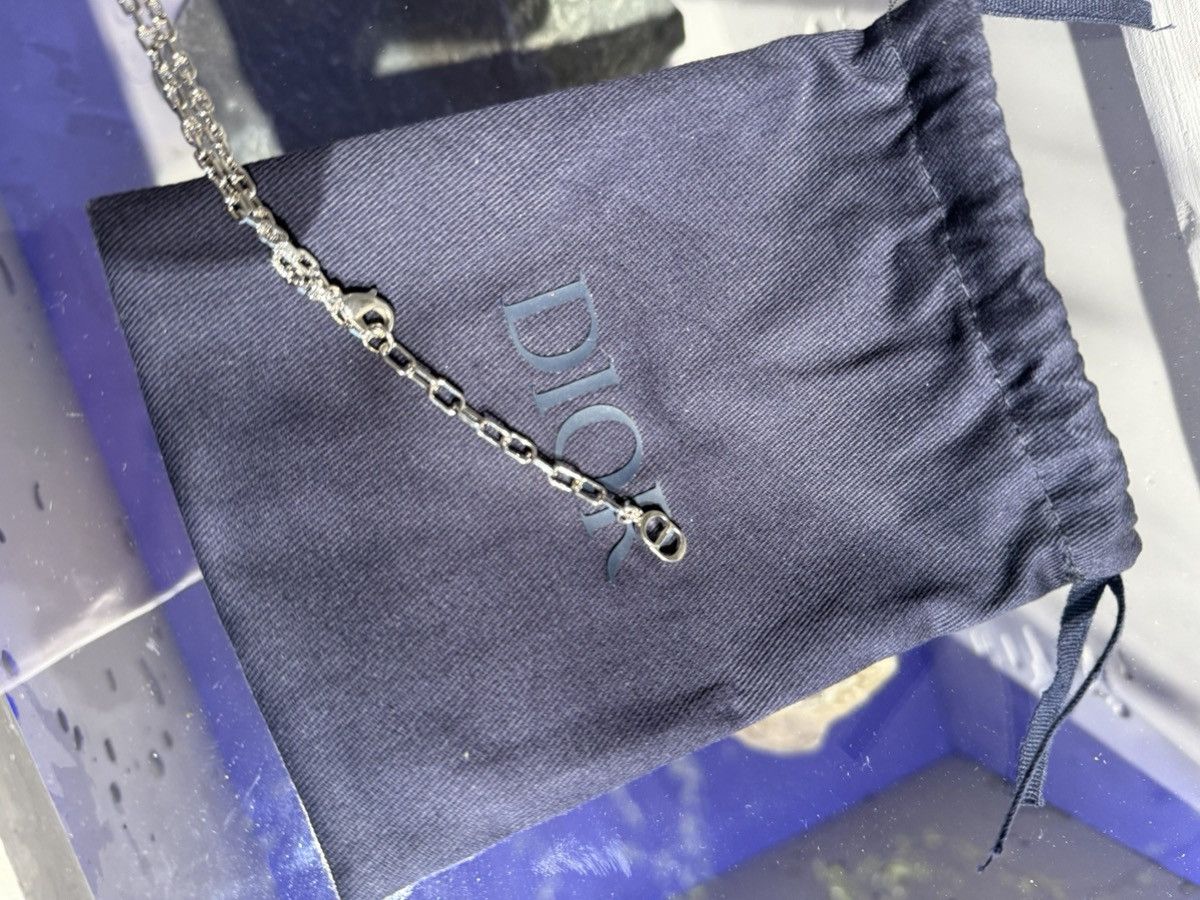 Dior BNWT Dior Oblique Logo Chain Necklace Size ONE SIZE - 5 Thumbnail