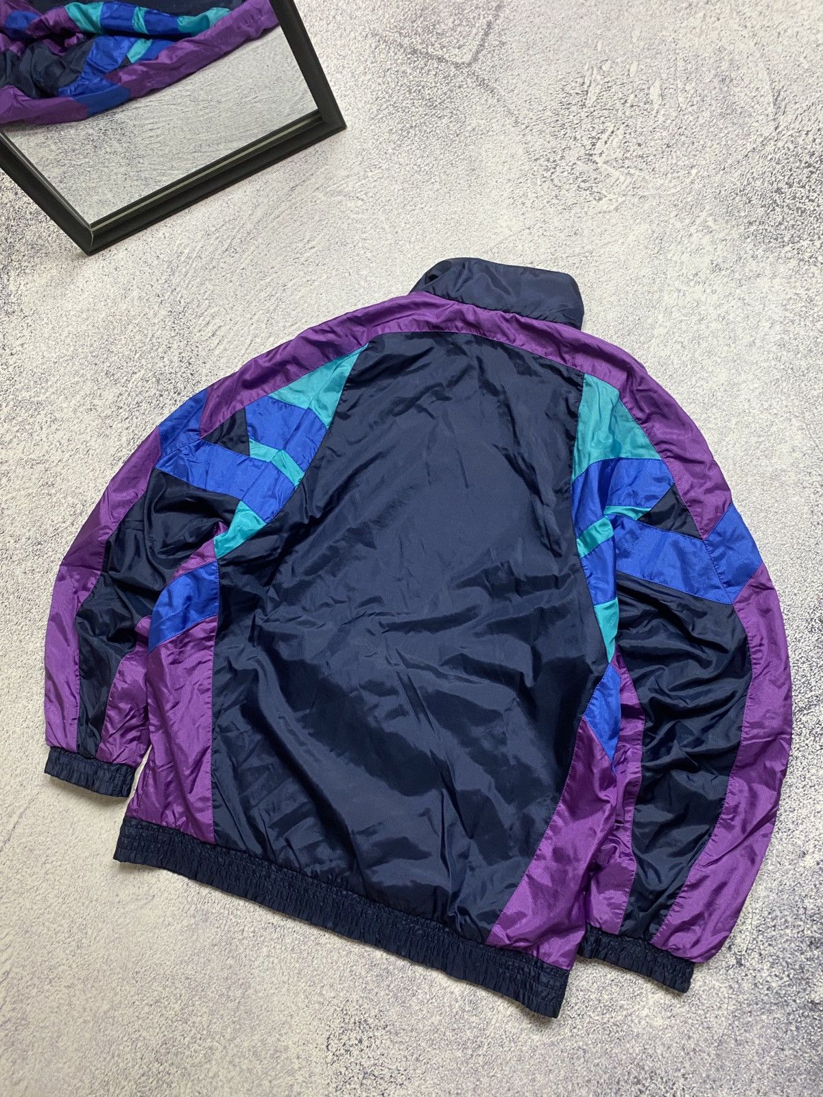 Adidas × Vintage Vintage Adidas Multicolour Nylon Tracksuit Set Jacket Pants Size US M / EU 48-50 / 2 - 12 Thumbnail
