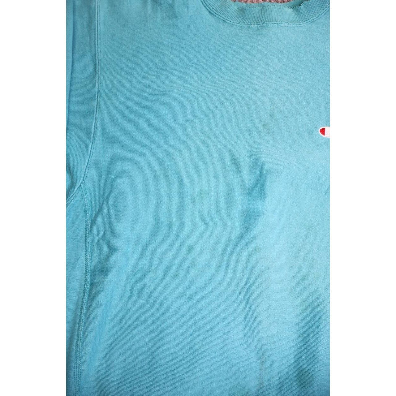 Champion Vintage Champion Reverse Weave Sweatshirt USA Made Turquoise Size US XXL / EU 58 / 5 - 4 Thumbnail