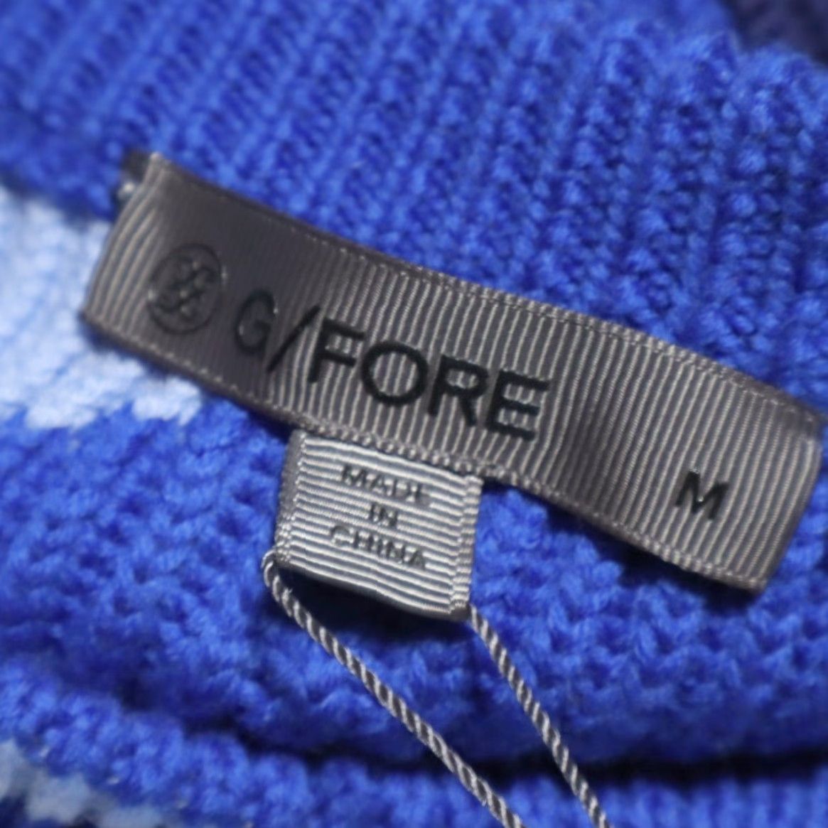 G/FORE G/Fore Big Swirl Wool Stretch Colorblock Sweater Space Women's M Shirt Size M / US 6-8 / IT 42-44 - 6 Thumbnail
