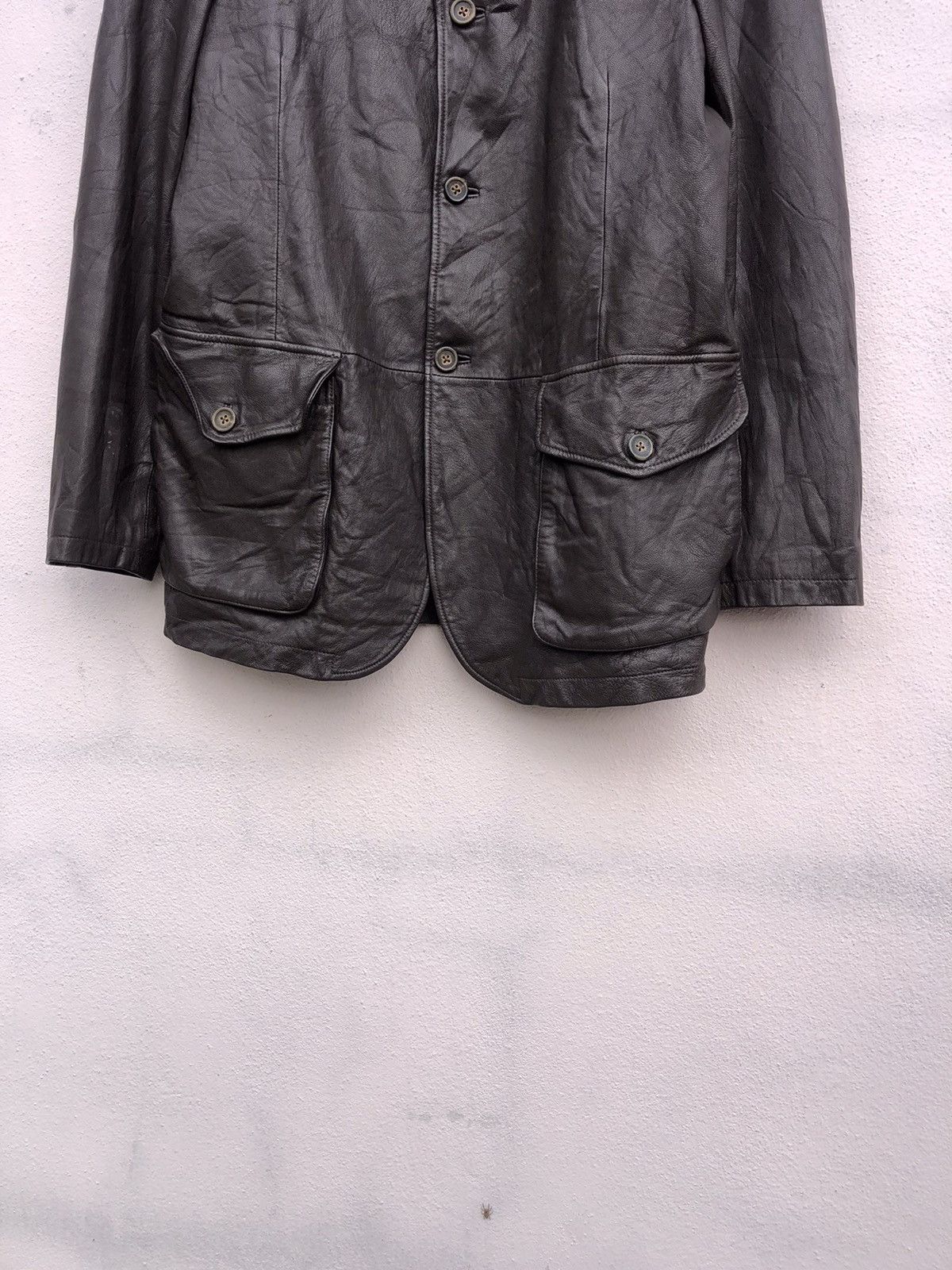 Paul Smith Paul Smith Leather Jacket Size US XL / EU 56 / 4 - 5 Thumbnail