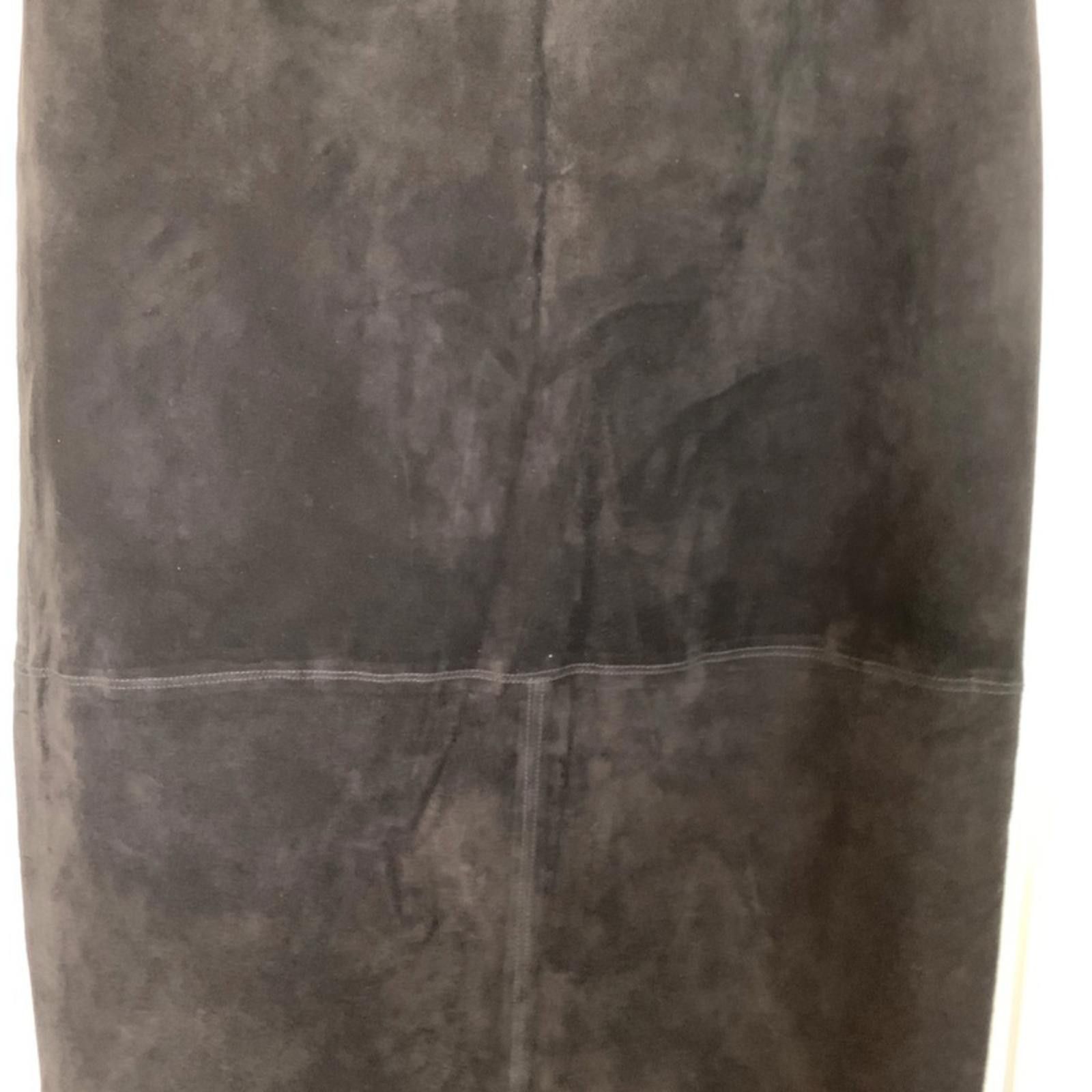Lord & Taylor Black Suede Skirt Size 30" / US 8 / IT 44 - 2 Thumbnail
