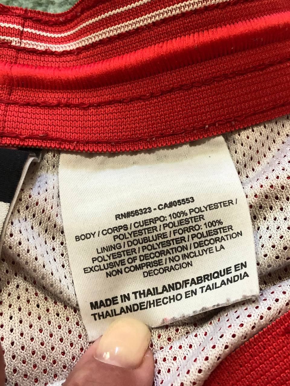 Nike Vintage shorts Nike logo crazy Y2K red streetwear Size US 32 / EU 48 - 3 Thumbnail