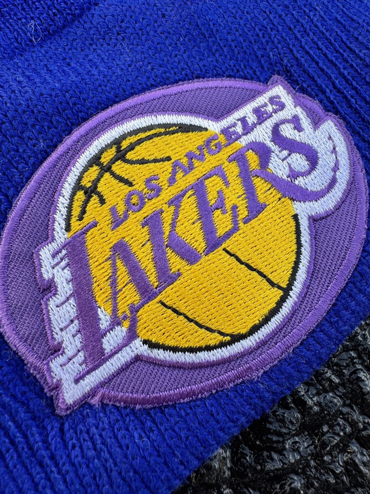 NBA × Sports Specialties × Vintage 2001 Los Angeles Lakers 90’s Vintage Kobe Era Beanie Hat Size ONE SIZE - 5 Thumbnail