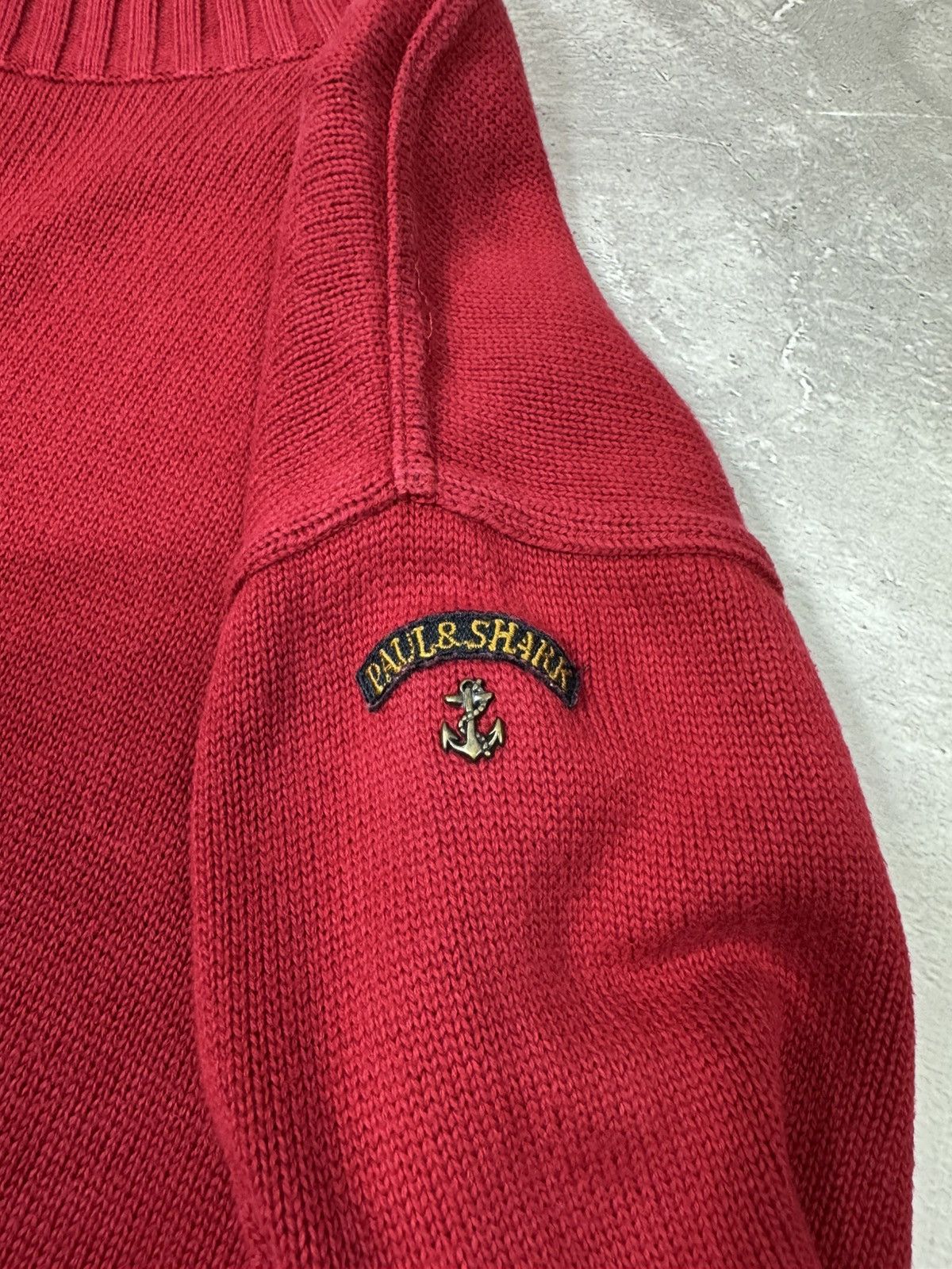 Paul & Shark Paul Shark Vintage Luxury Knit Sweater Made in Italy Size US XL / EU 56 / 4 - 4 Thumbnail