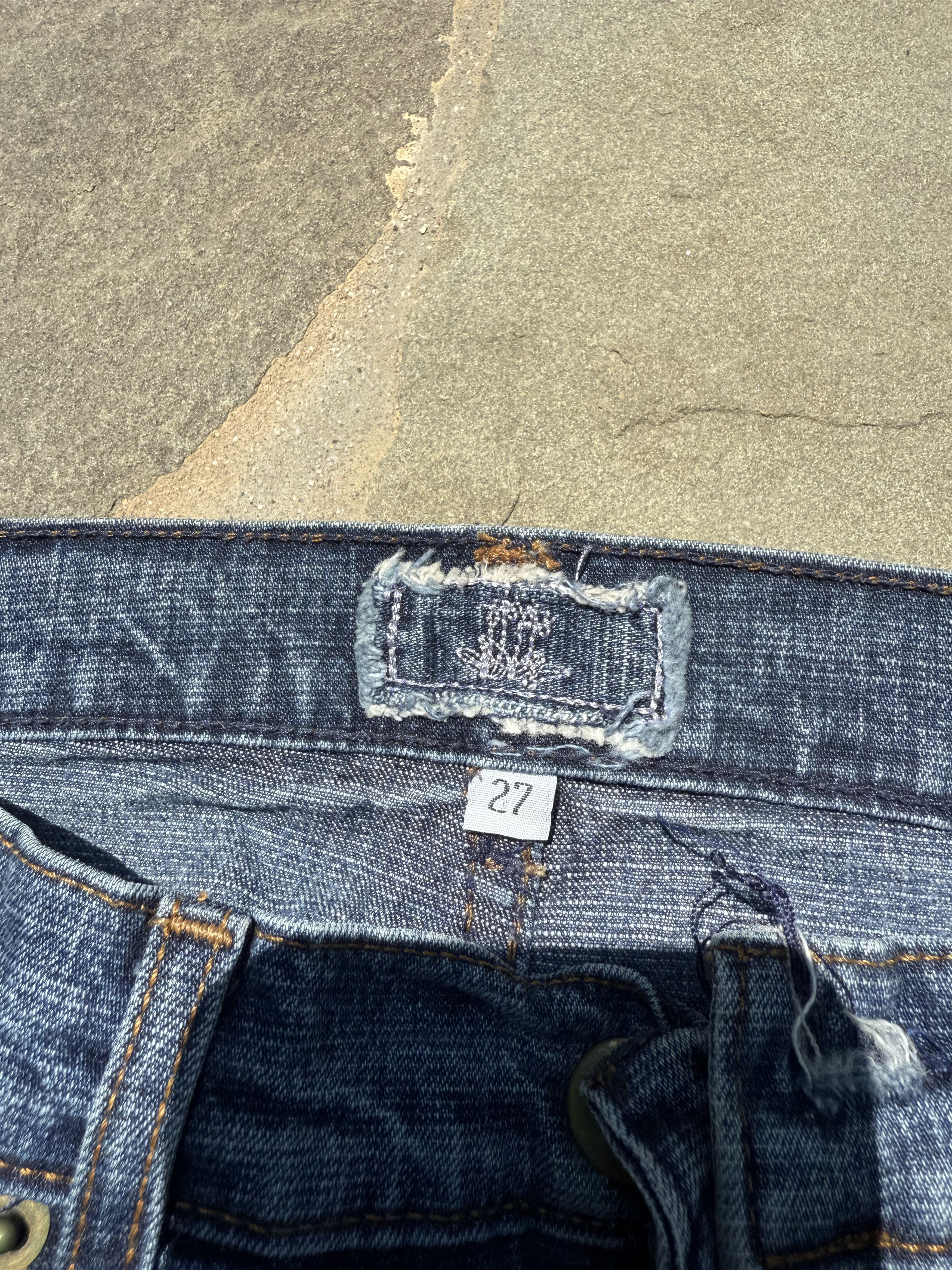 Other Vintage Japanese Flared Denim Size 25" / US 0 / IT 36 - 3 Thumbnail