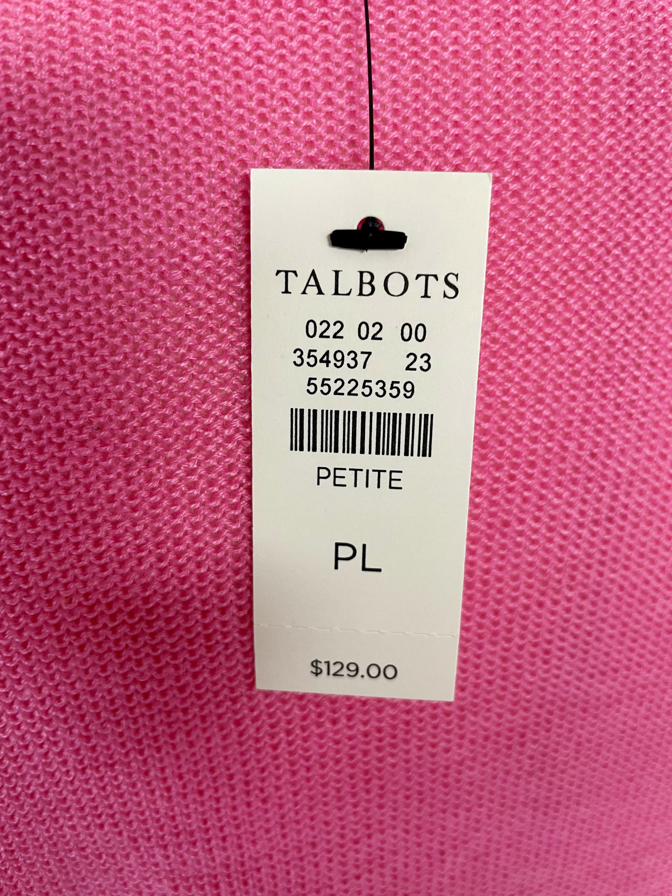 Talbots Talbots Noble Fringe Open Cardigan Sweater Petite Large Pink Size L / US 10 / IT 46 - 6 Thumbnail