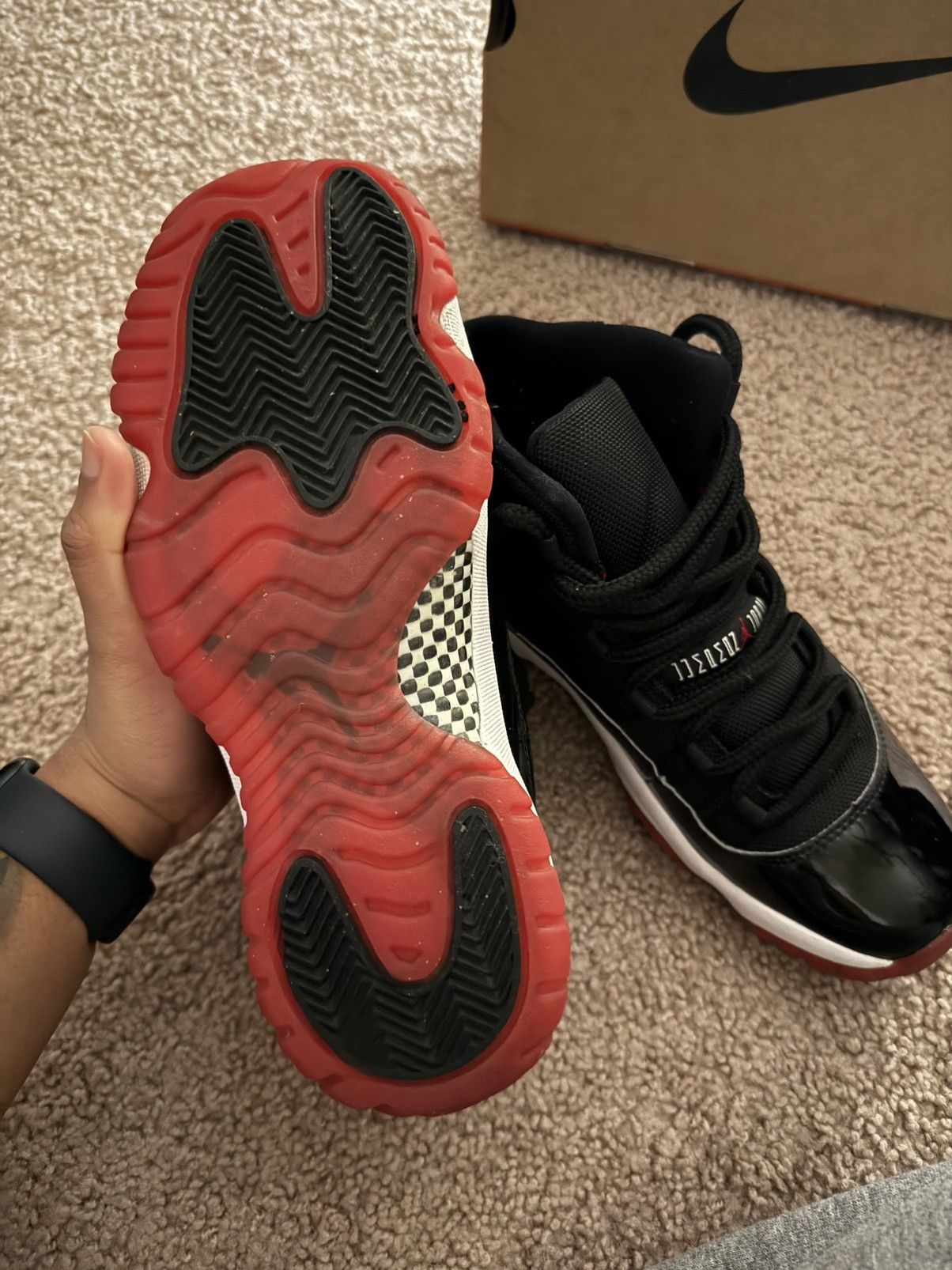Jordan Brand 2019 jordan bred playoff GS Size US 7 / EU 40 - 5 Thumbnail