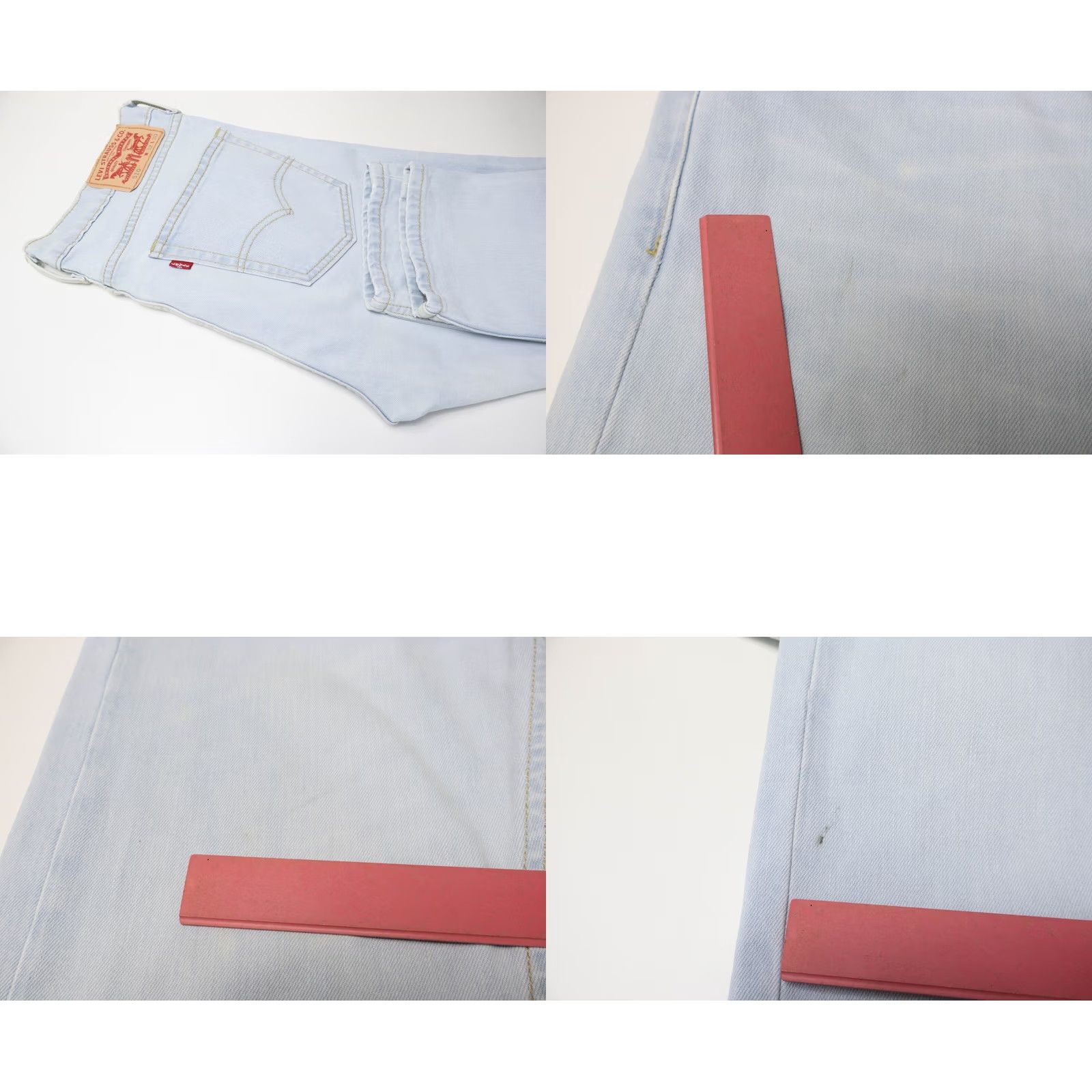 Levi's LEVI'S 510 Jeans Men W32/L30 Light Blue Denim Tapered Zip Fly Stretch Size US 32 / EU 48 - 8 Thumbnail