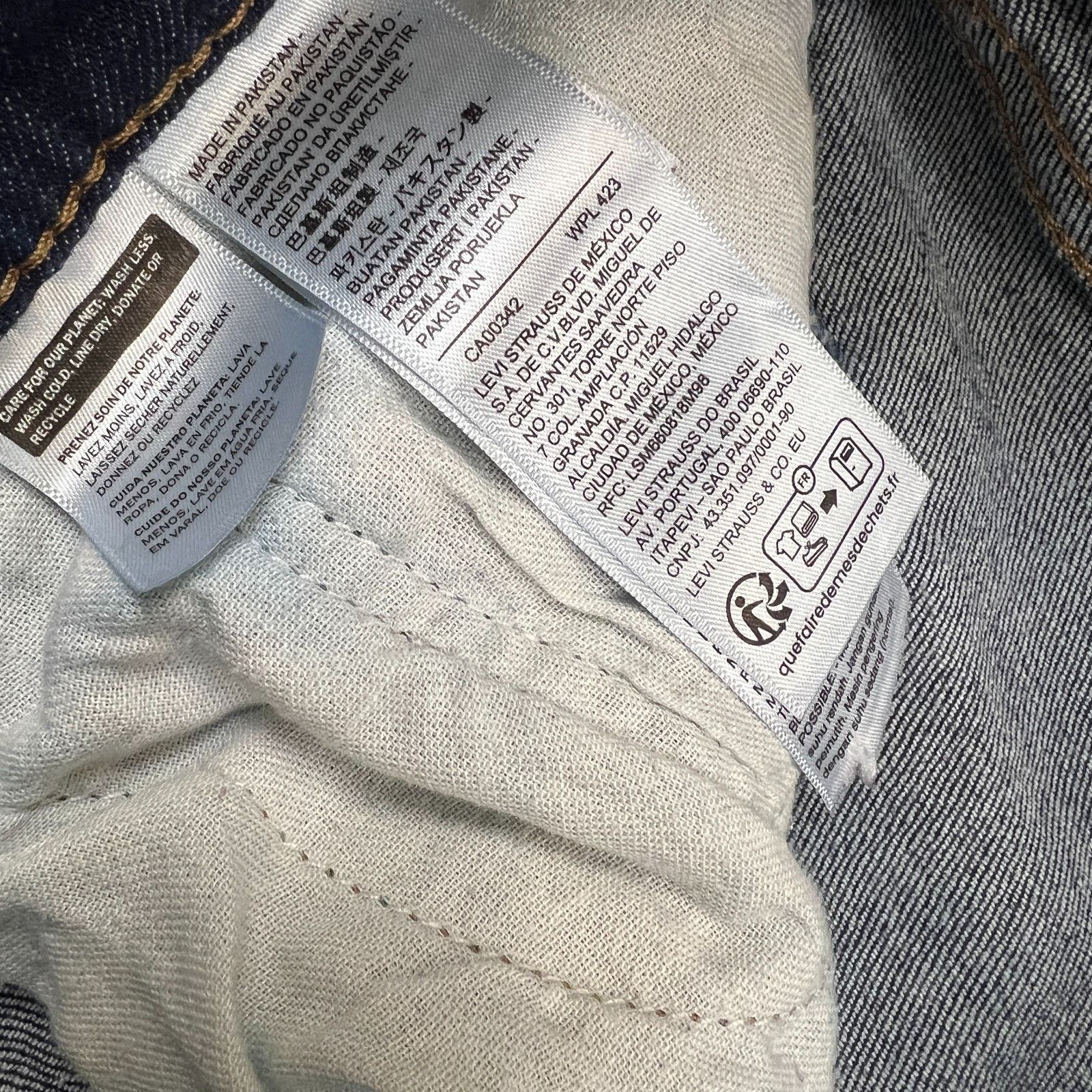 Levi's Levi's 512 Jeans 36x30 Slim Taper Leg Mid Rise Stretch Denim Size US 36 / EU 52 - 9 Thumbnail