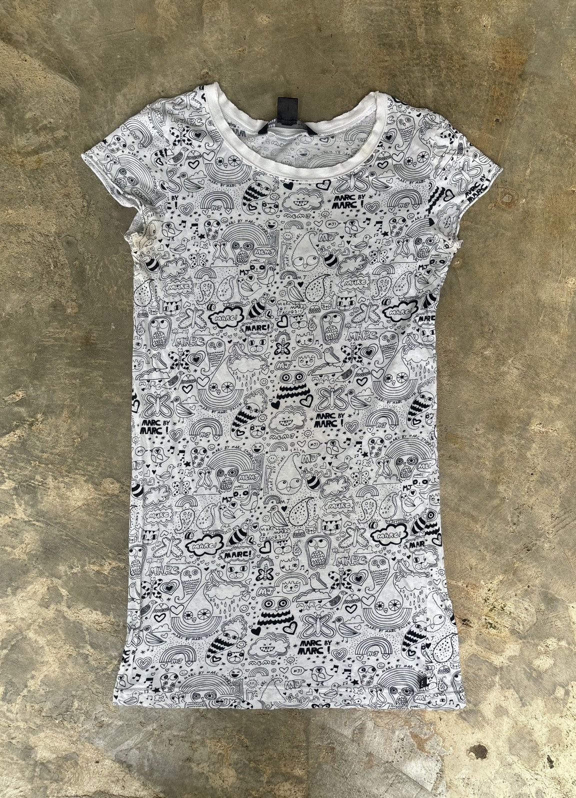 Hysteric Glamour Y2k Marc by Marc Jacobs Full Print Tshirt Size XS / US 0-2 / IT 36-38 - 1 Thumbnail