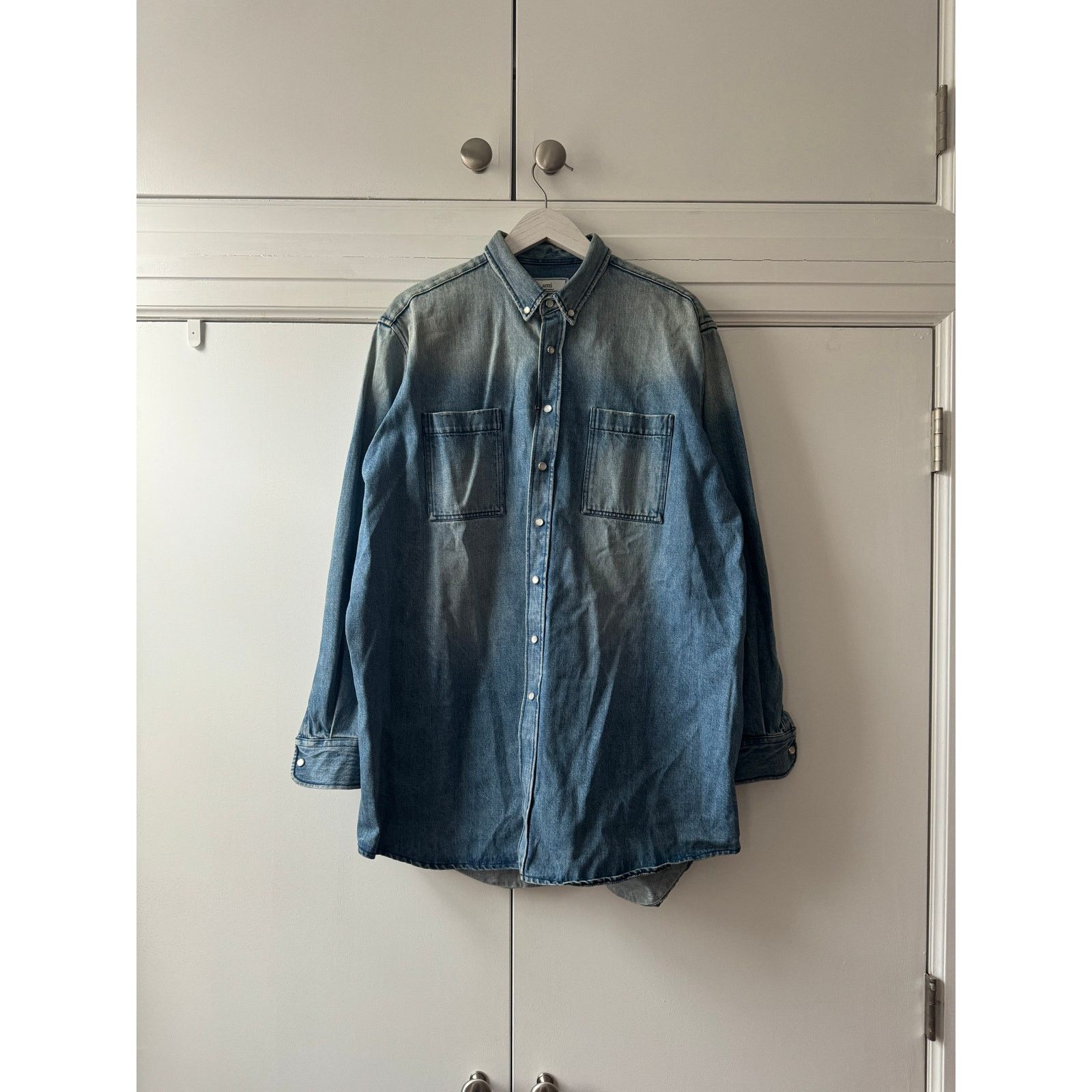 AMI Denim Shirt Size US M / EU 48-50 / 2 - 1 Thumbnail