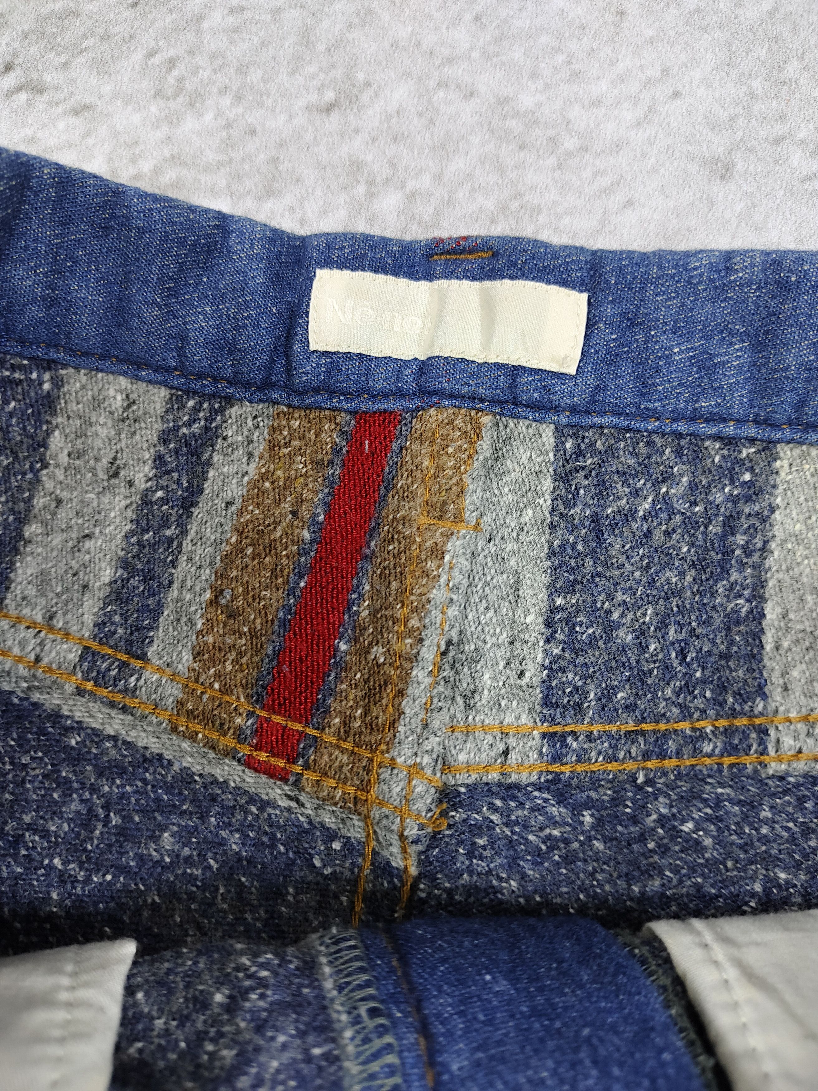 Ne-Net 00s Ne-Net- Minimal Hand feel Woven Denim Short Size 28" / US 6 / IT 42 - 8 Thumbnail