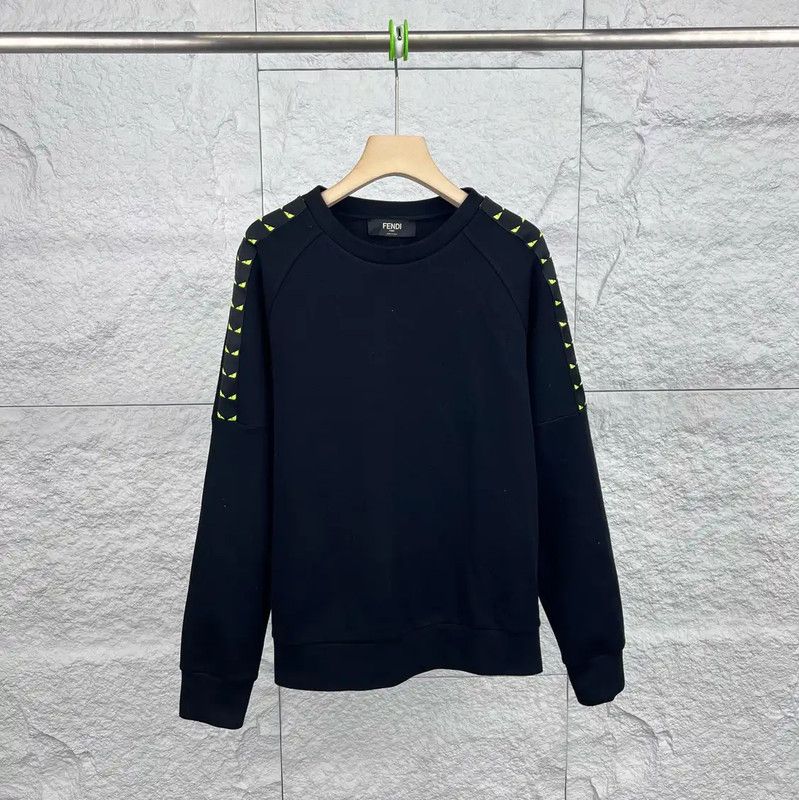 Fendi Fendi Black Cotton Women's Sweatshirt M Size 0089 Size M / US 6-8 / IT 42-44 - 1 Thumbnail