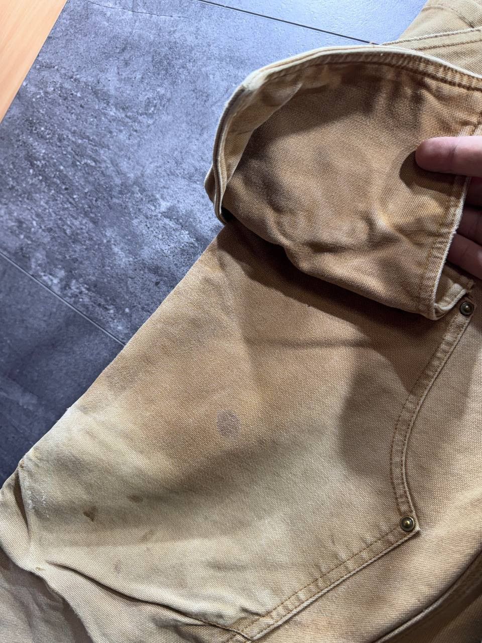Carhartt Carhartt EB219 Tan Brown Cargo Double Knee Work Pants Size US 30 / EU 46 - 17 Thumbnail