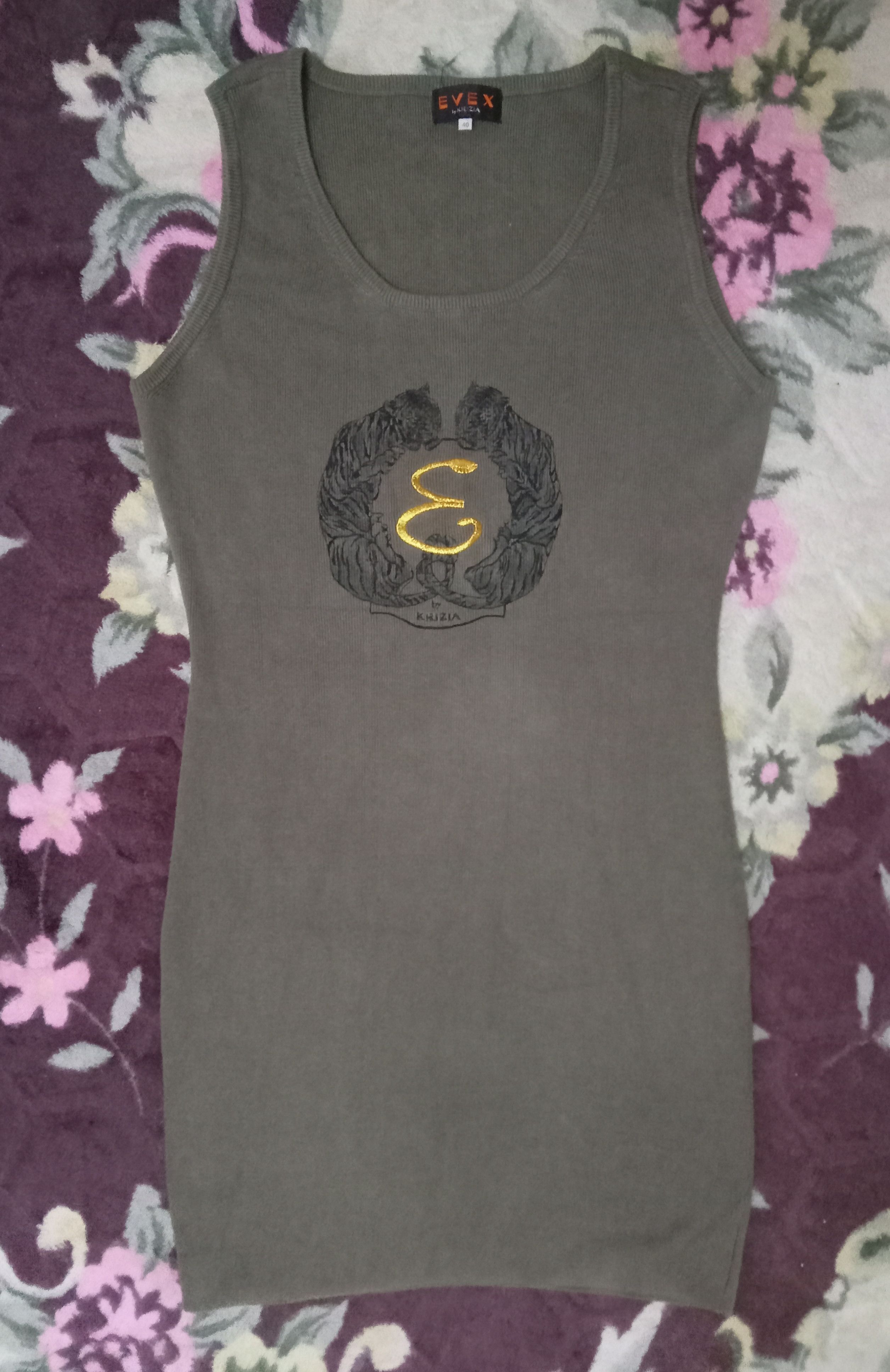 Krizia Evex By Krizia Long Tank Top Size S / US 4 / IT 40 - 1 Thumbnail