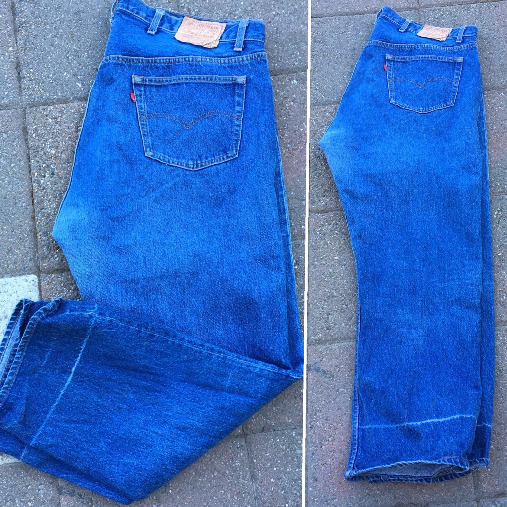 Vintage Vintage Levi’s Button Fly 501 Jeans Denim Blue 43 Waist 30 Inseam Made In USA Levi’s Jeans Rockabilly Mens Boys? Size US 43 - 6 Thumbnail