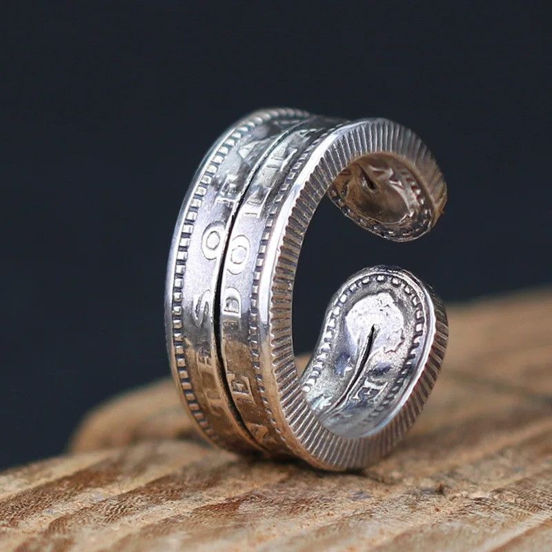 Japanese Brand × Jewelry × Vintage Retro Coin Ring Size ONE SIZE - 2 Thumbnail
