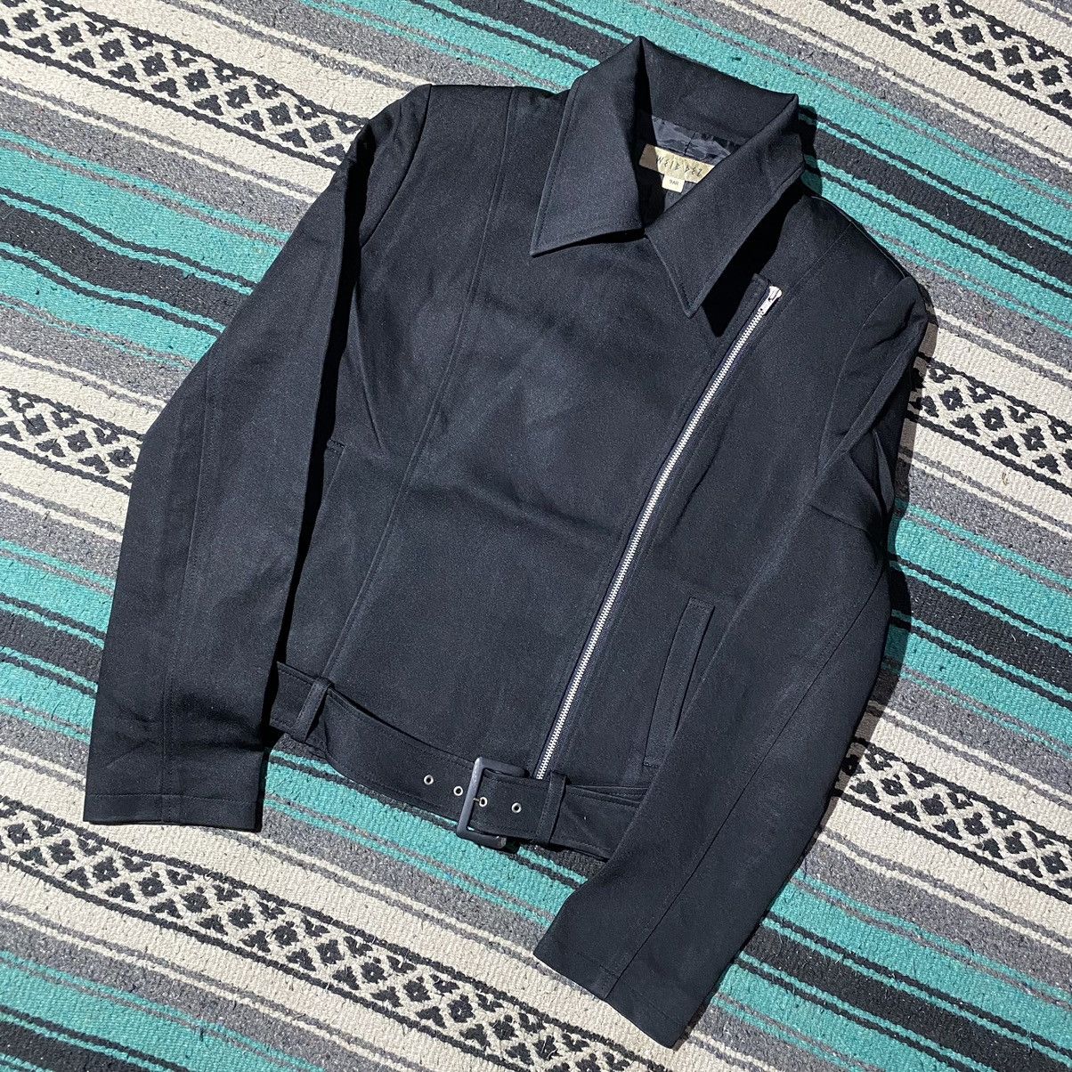 If Six Was Nine 2000s - Weib Dez Asymmetric Scandal BikerJacket Size M / US 6-8 / IT 42-44 - 2 Thumbnail