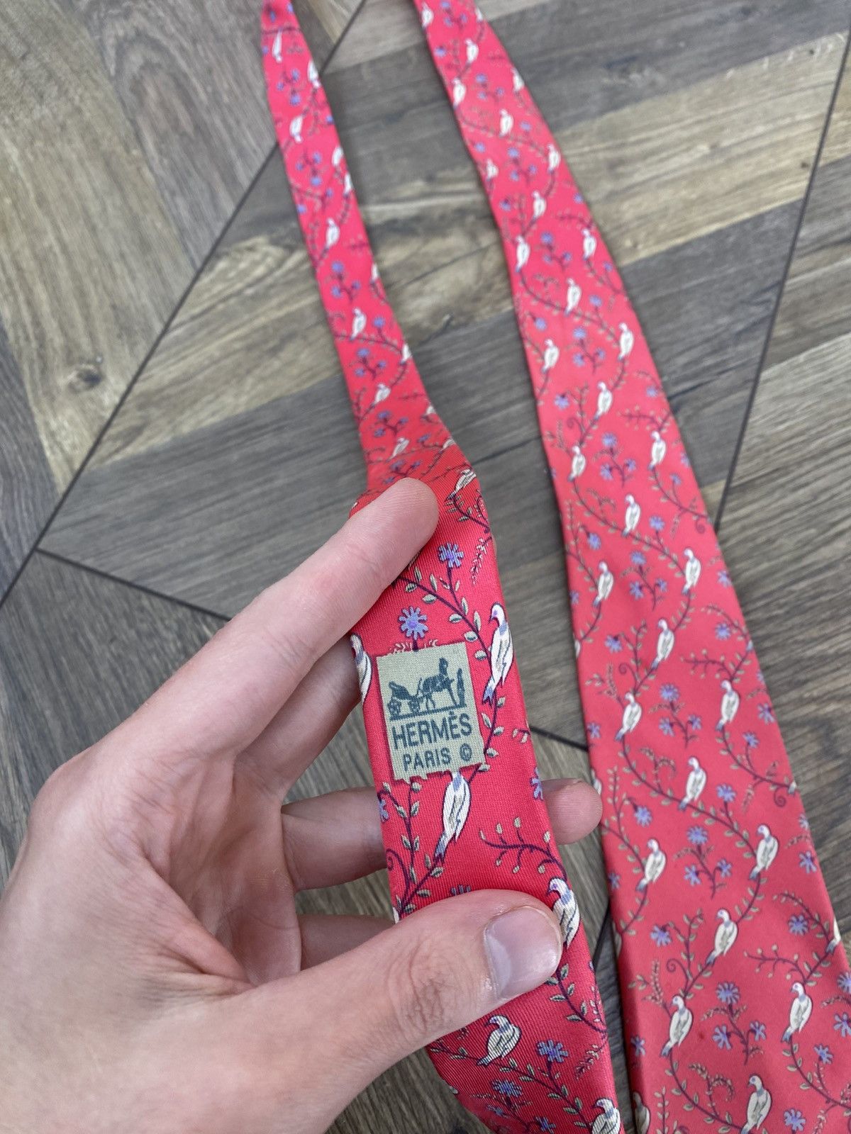 Hermes Vintage Hermes Tie Size ONE SIZE - 6 Thumbnail