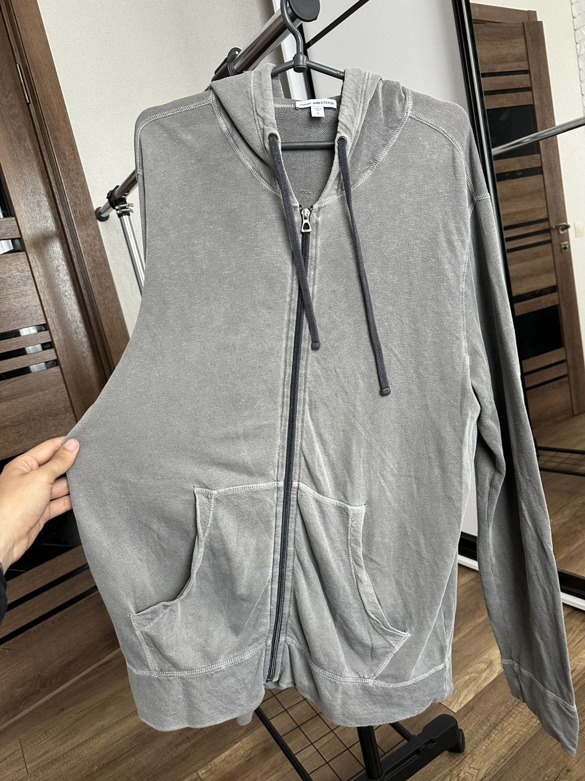 James Perse James Perse Zip Hoodie Size US XL / EU 56 / 4 - 6 Thumbnail