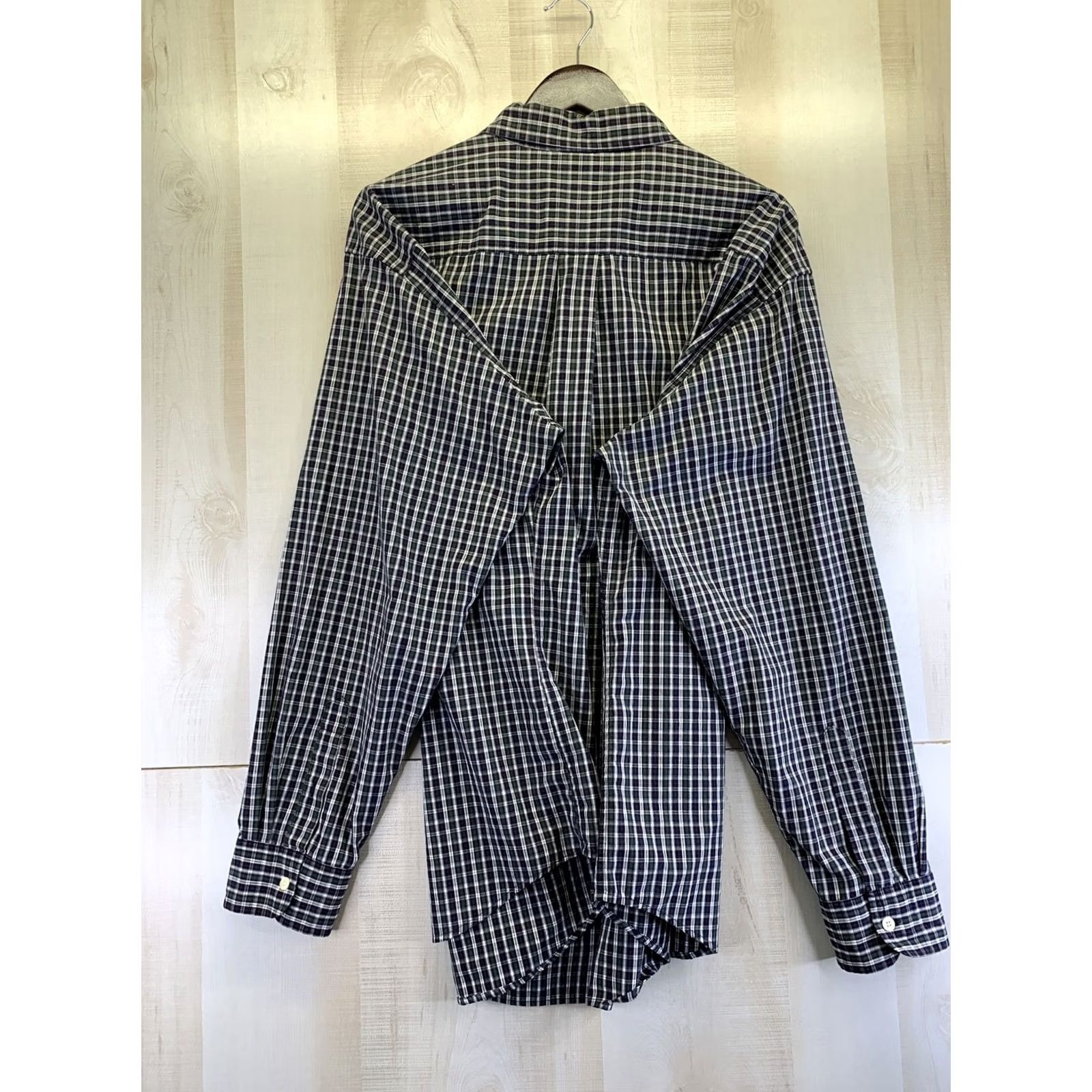 J.Crew J.CREW Button-Down Plaid Shirt Mens Cotton Long Sleeve XL Green/Blue Casual, Workwear, Classic, American Size US XL / EU 56 / 4 - 6 Thumbnail