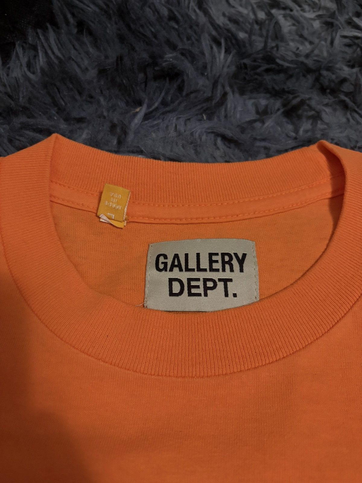 Gallery Dept. Gallery Dept Orange Tshirt Size US L / EU 52-54 / 3 - 4 Thumbnail