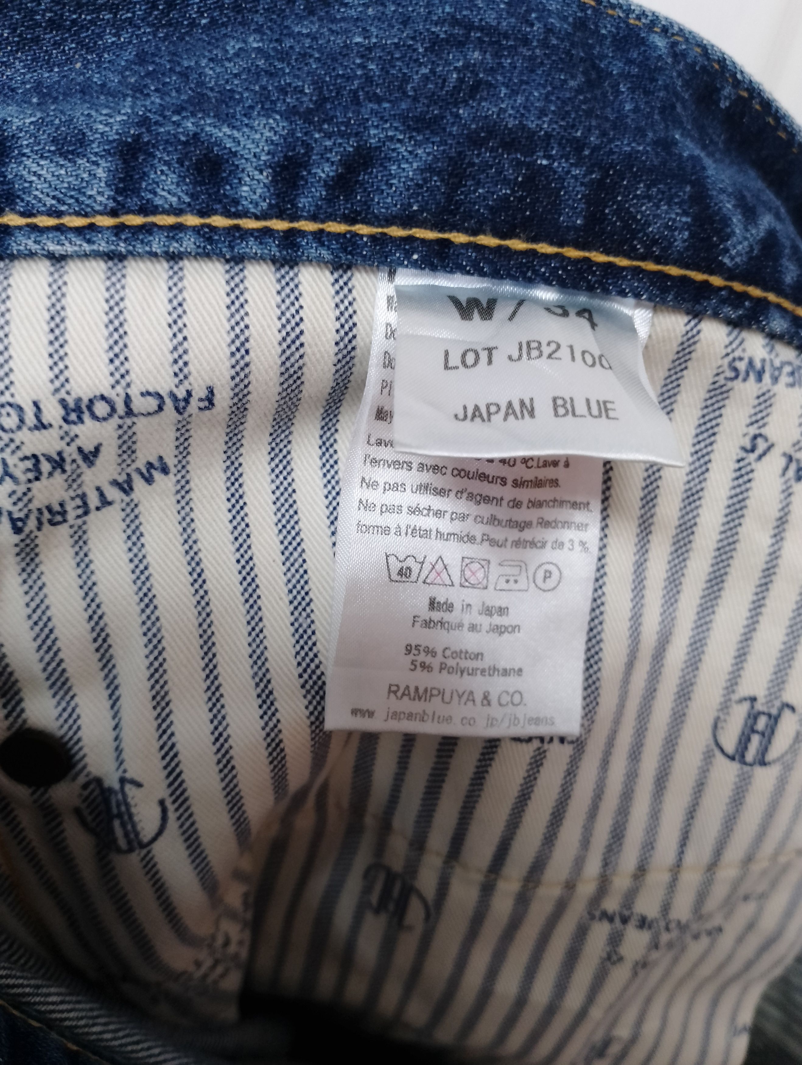 Japanese Brand Japan Blue Jeans Streetwear Size US 36 / EU 52 - 2 Thumbnail