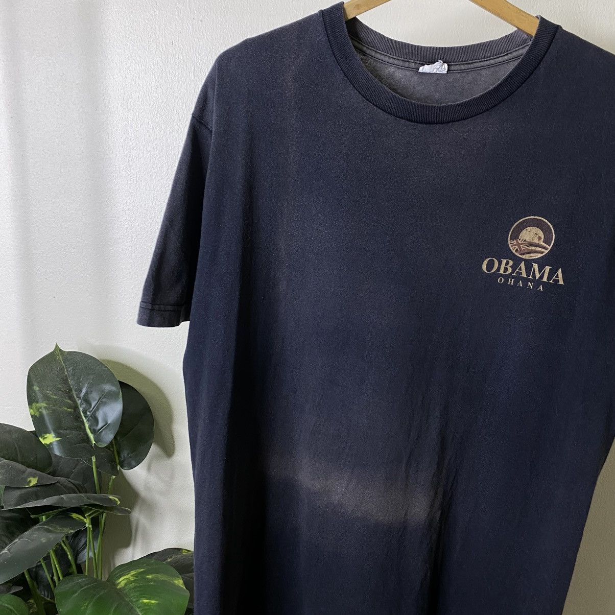 Vintage 2000s Barrack Obama Sunfaded Tee Malcolm x Nelson Mandela Size US L / EU 52-54 / 3 - 6 Thumbnail