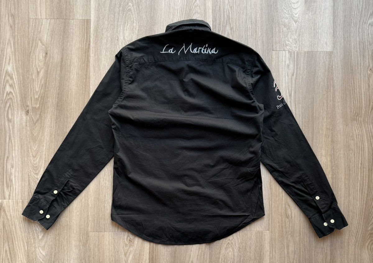 La Martina Vintage La Martina Boston 3 Polo Team Black Button Up Shirt Size US M / EU 48-50 / 2 - 10 Thumbnail