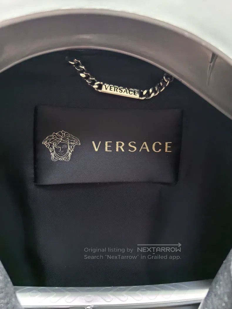 Versace Versace Heavy motorcycle men's leather jacket Size US M / EU 48-50 / 2 - 3 Thumbnail