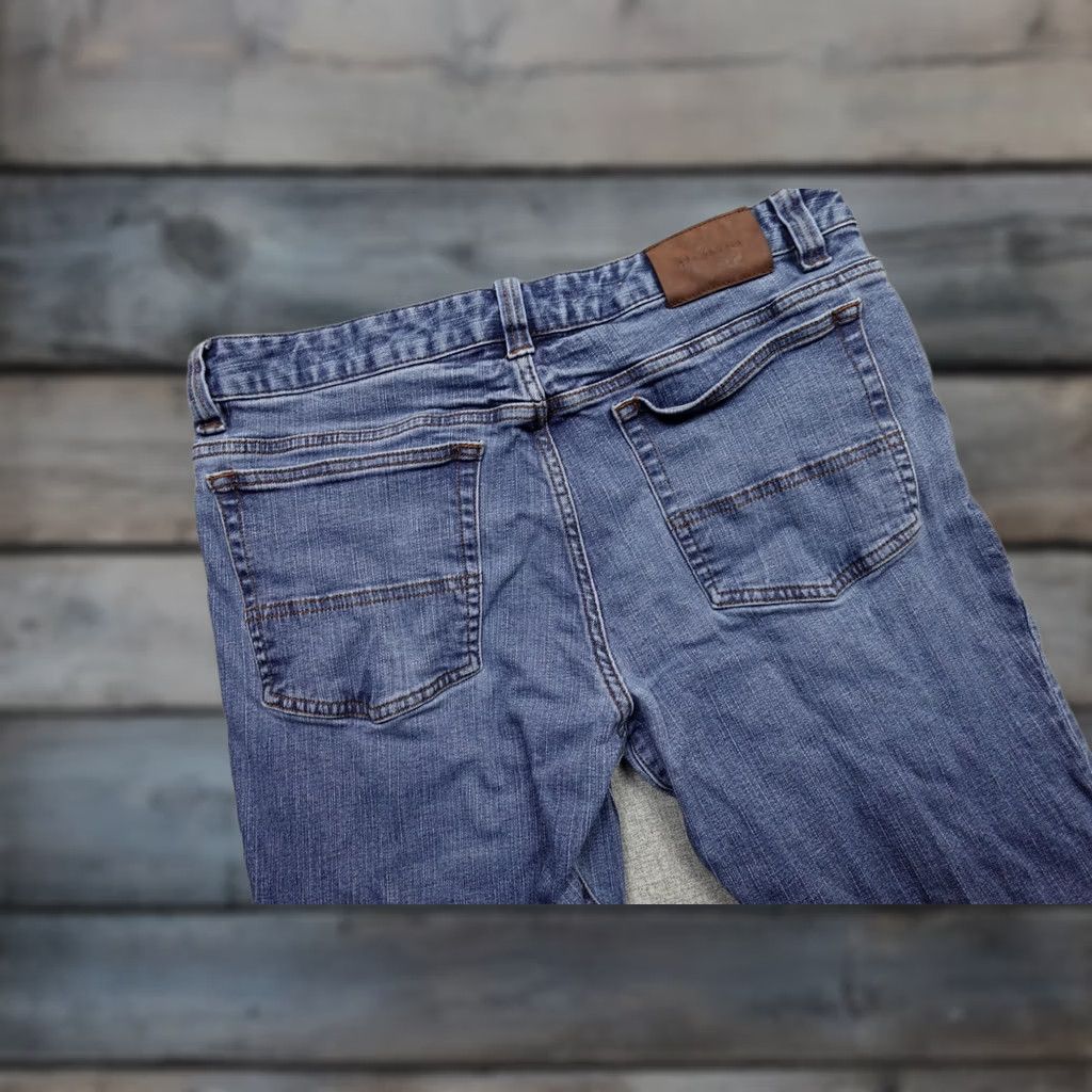 Prana PrAna Slim Jeans Mens 32x30 Blue Medium Denim Straight Pants 5-Pocket Zip Fly Logo Patch Casual Size US 32 / EU 48 - 1 Thumbnail