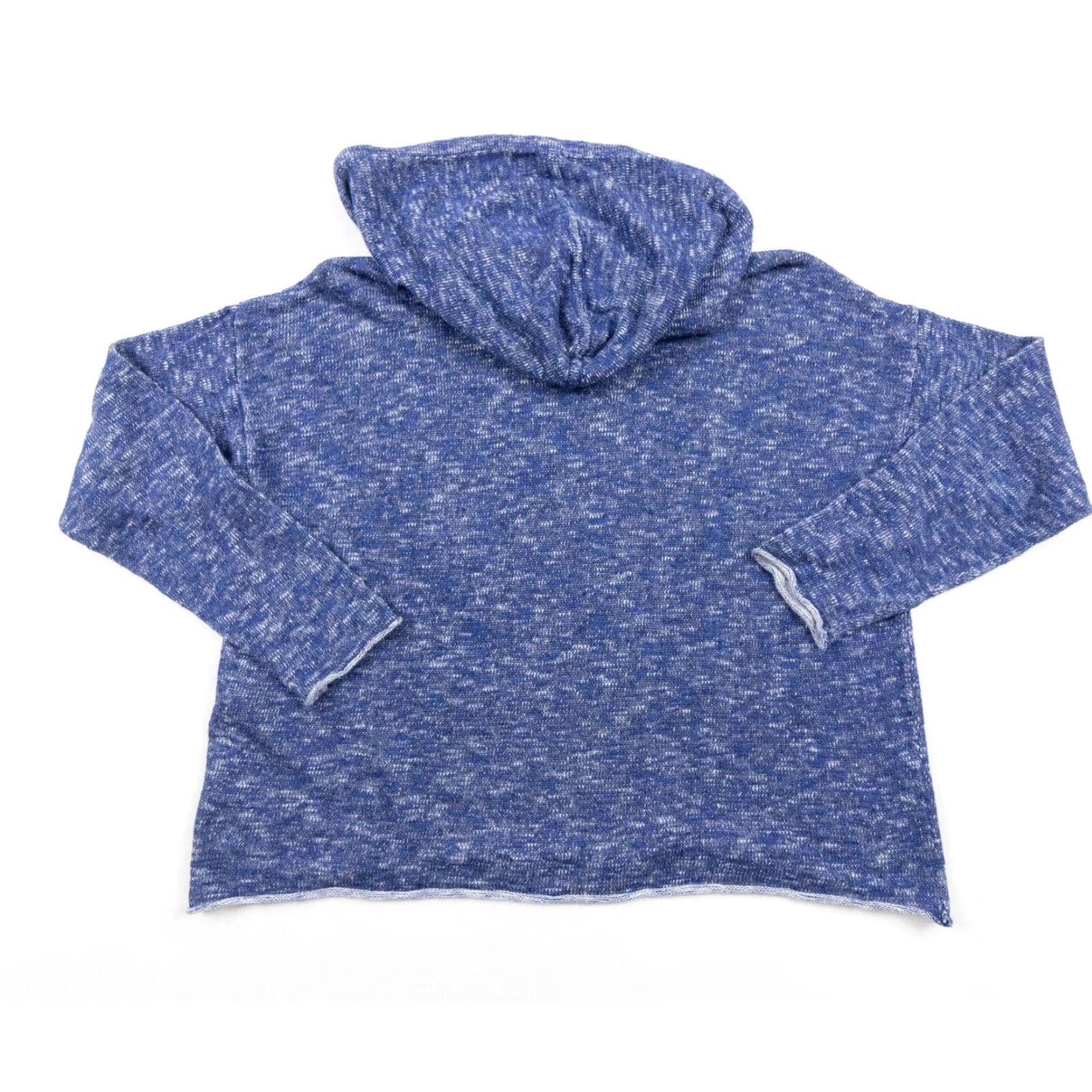 Eileen Fisher Eileen Fisher Women's Oversized Knit Hoodie XXS Blue Boxy Pullover Cotton Linen Size XXS / US 00 / IT 34 - 5 Thumbnail