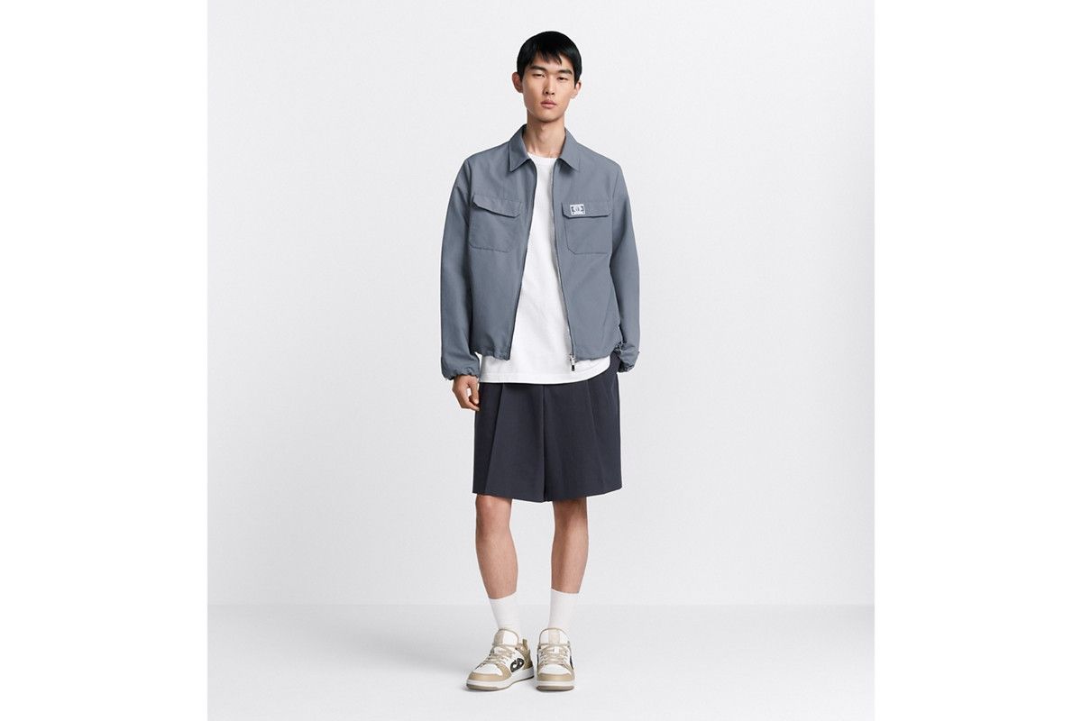 Dior o1bcso1str0226 Zipped Overshirt in Grey Size US XL / EU 56 / 4 - 5 Thumbnail