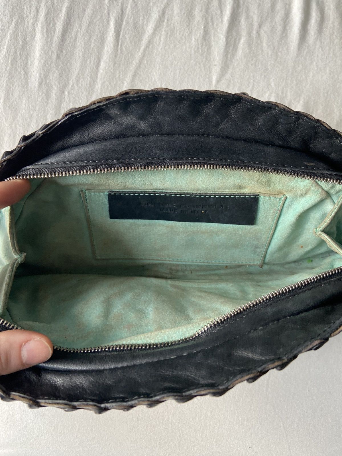 Other Denise Razzouk Woven Half Moon Clutch Size ONE SIZE - 7 Thumbnail