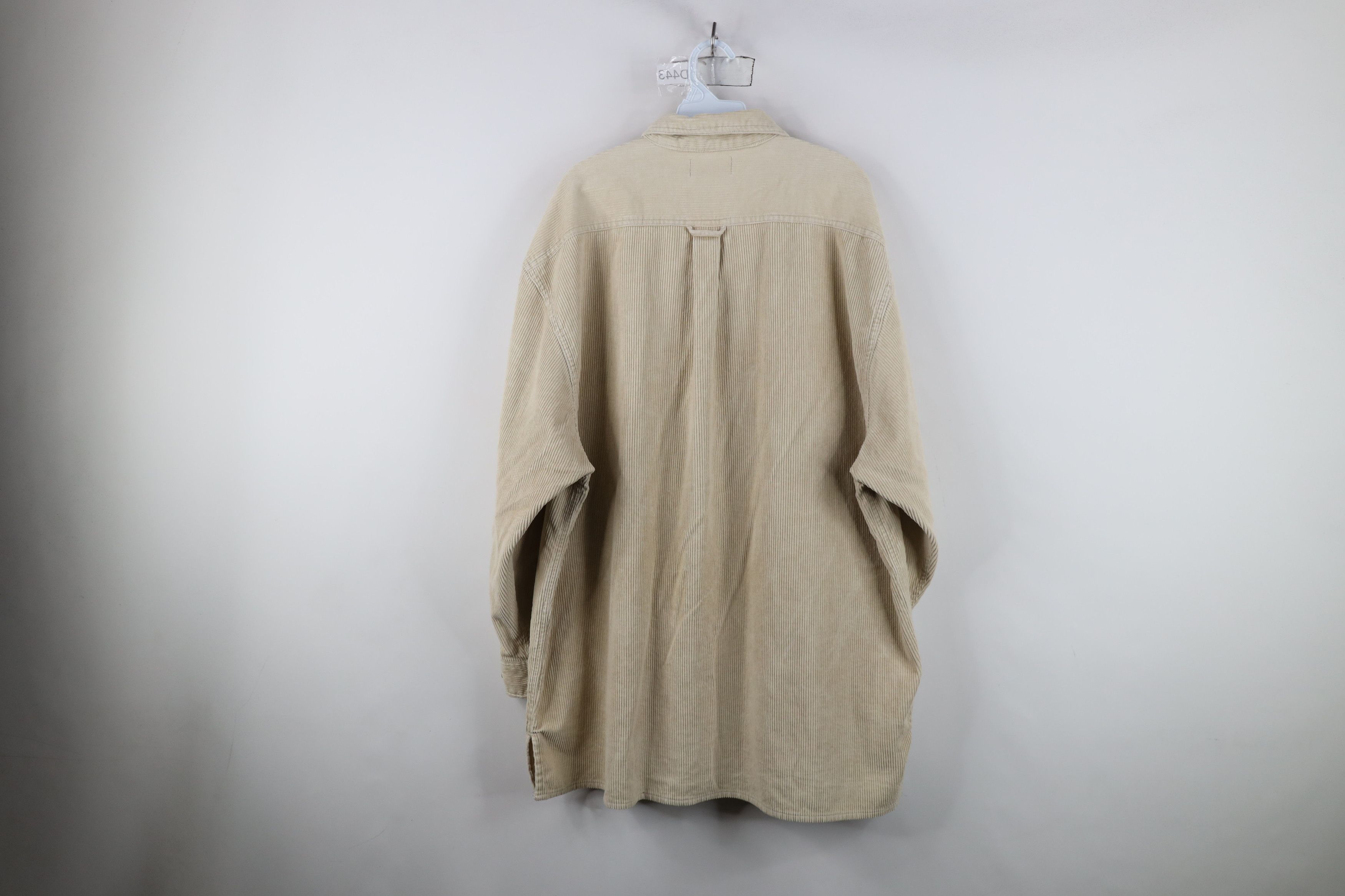 Vintage Vintage 90s Streetwear Fit Corduroy Shirt Jacket Jac Size XL / US 12-14 / IT 48-50 - 11 Thumbnail