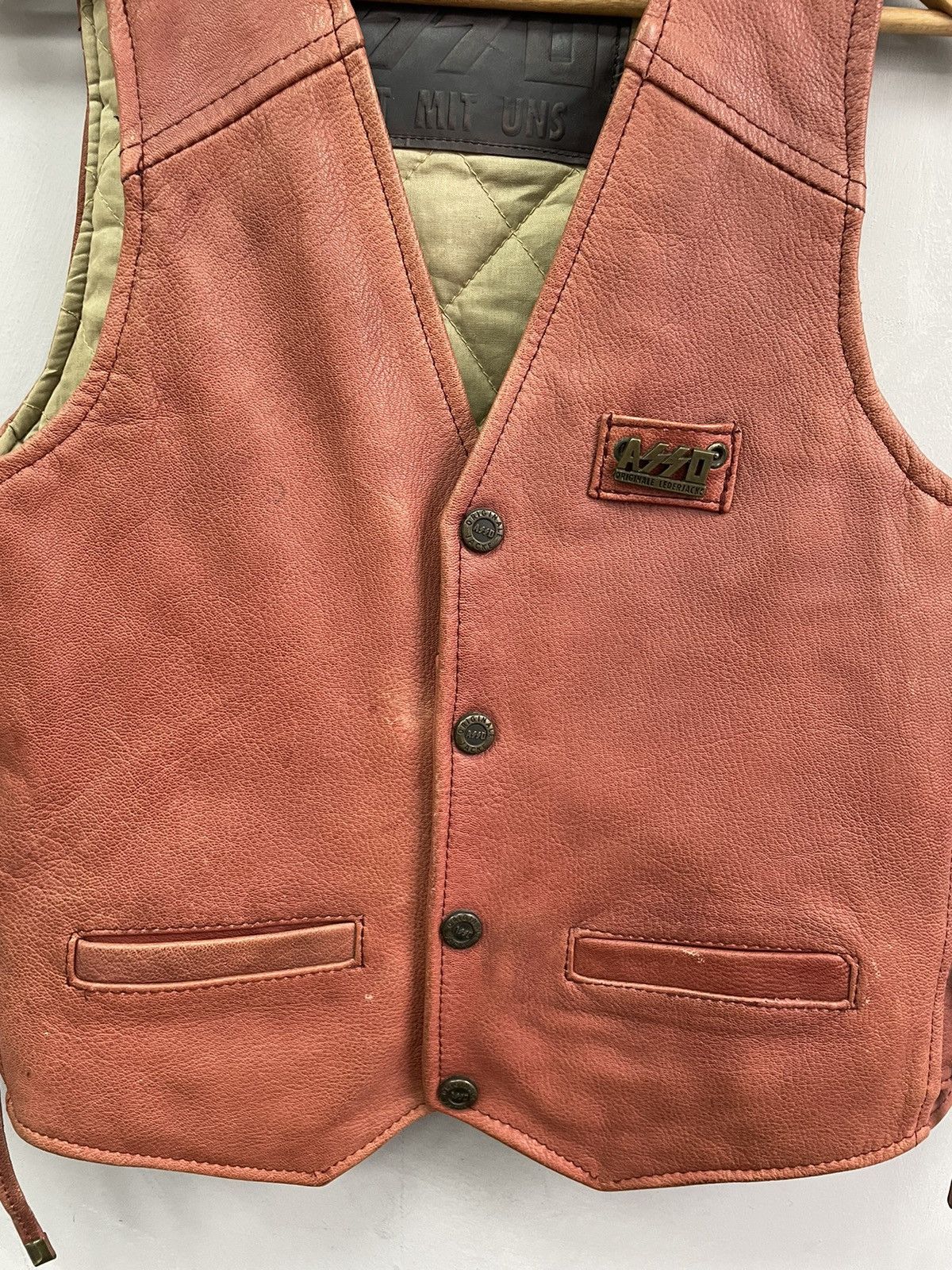 Vintage VINTAGE LEATHER BIKER 90s punk Grunde jacket vest Size US M / EU 48-50 / 2 - 5 Thumbnail