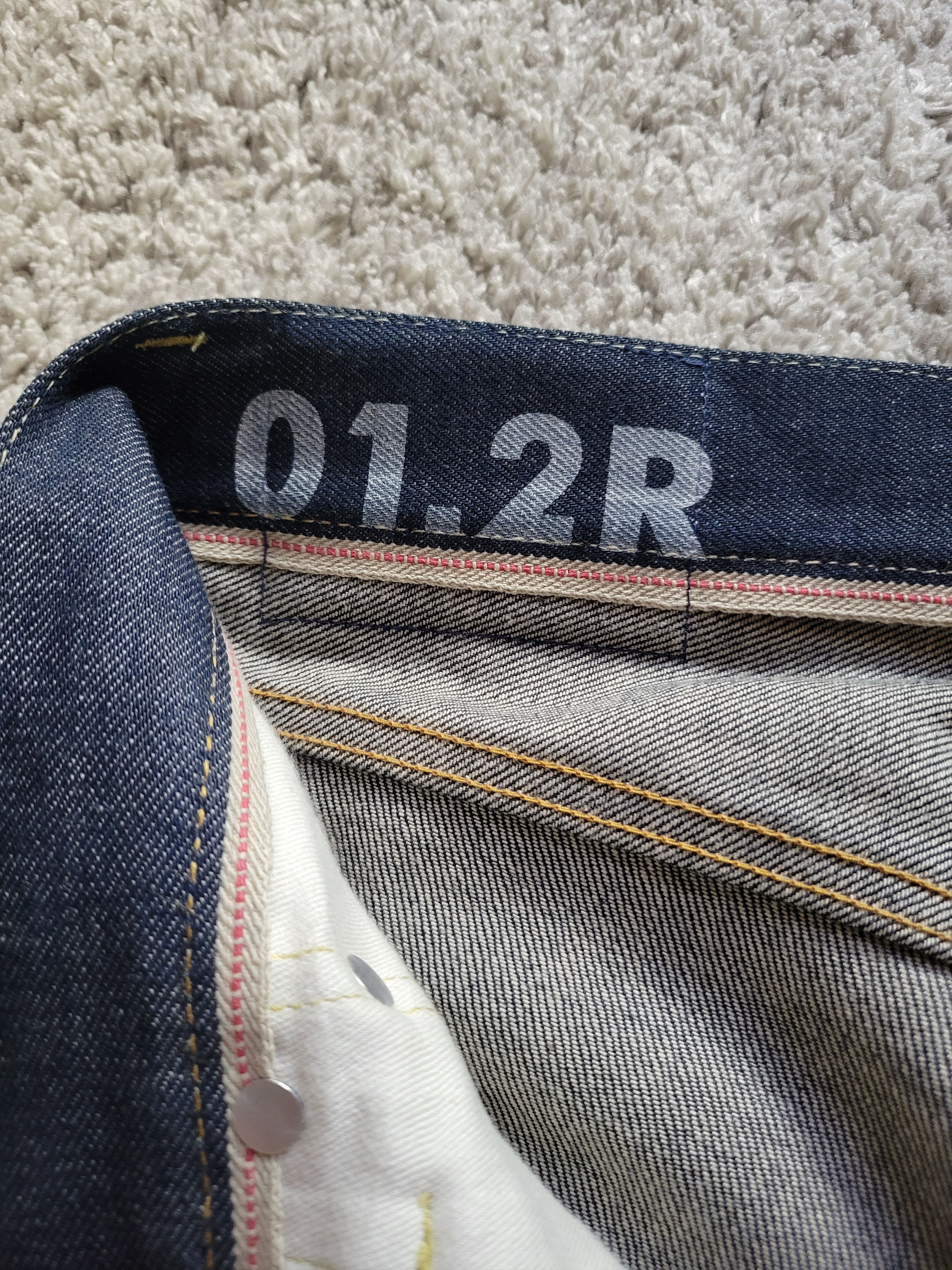 Visvim 01.2R/01 Slim Raw, Unwashed Denim Size US 30 / EU 46 - 9 Thumbnail