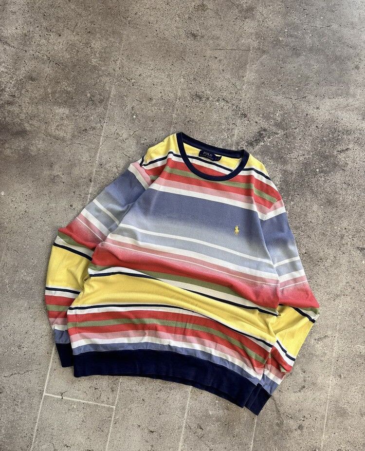 Polo Ralph Lauren × Ralph Lauren Polo Ralph Lauren Cable Knitwear Wool Sweater Size US L / EU 52-54 / 3 - 4 Thumbnail