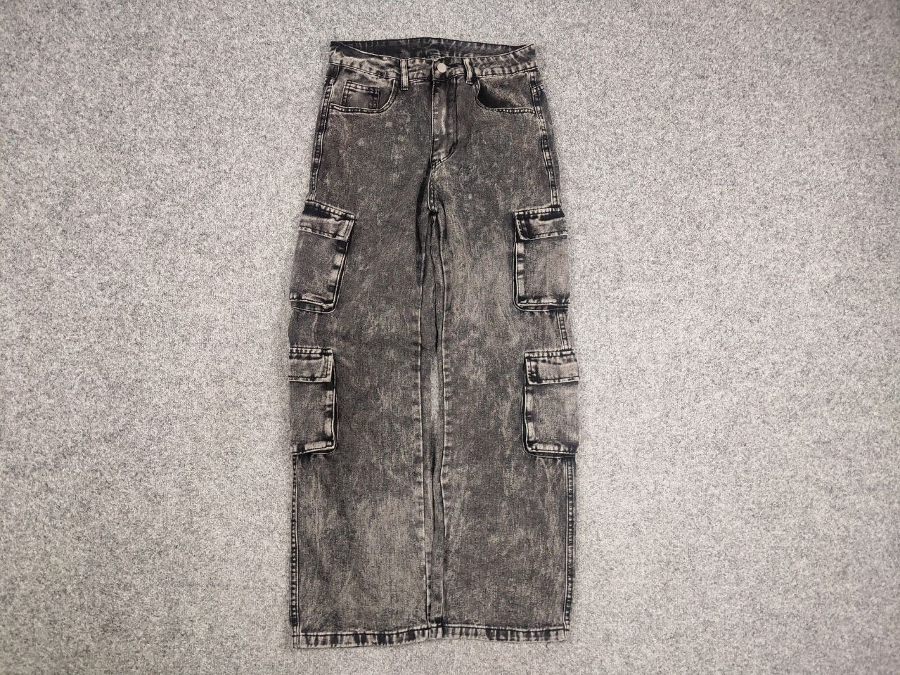 If Six Was Nine Baggy Faded Cargo If Six Was Nine Style Parachute Y2K Pants Size US 31 - 6 Thumbnail