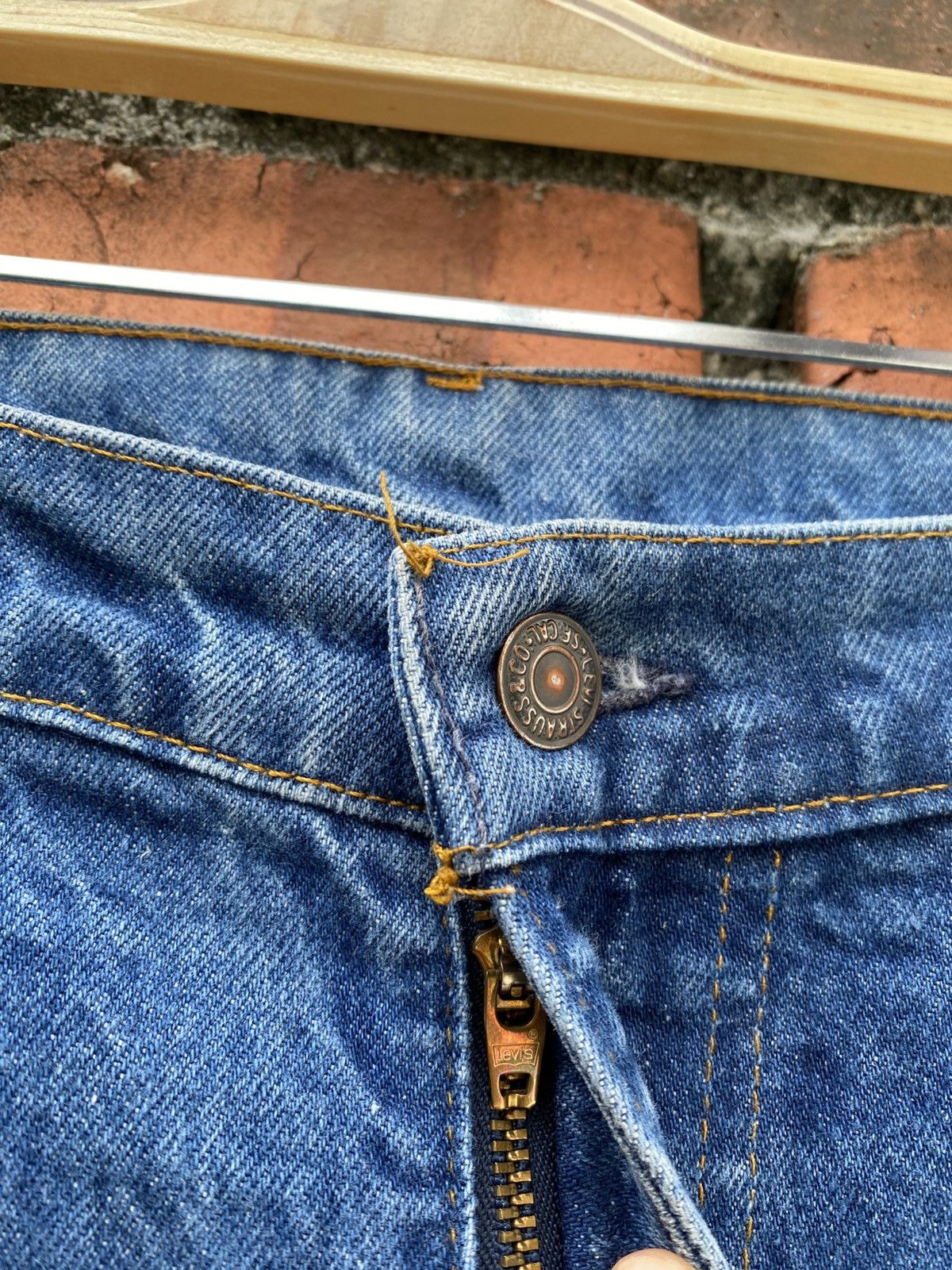 Levi's Vintage Clothing W38x29.5 Vintage levi's 517 flare bellbottom orange tab Size US 38 / EU 54 - 3 Thumbnail