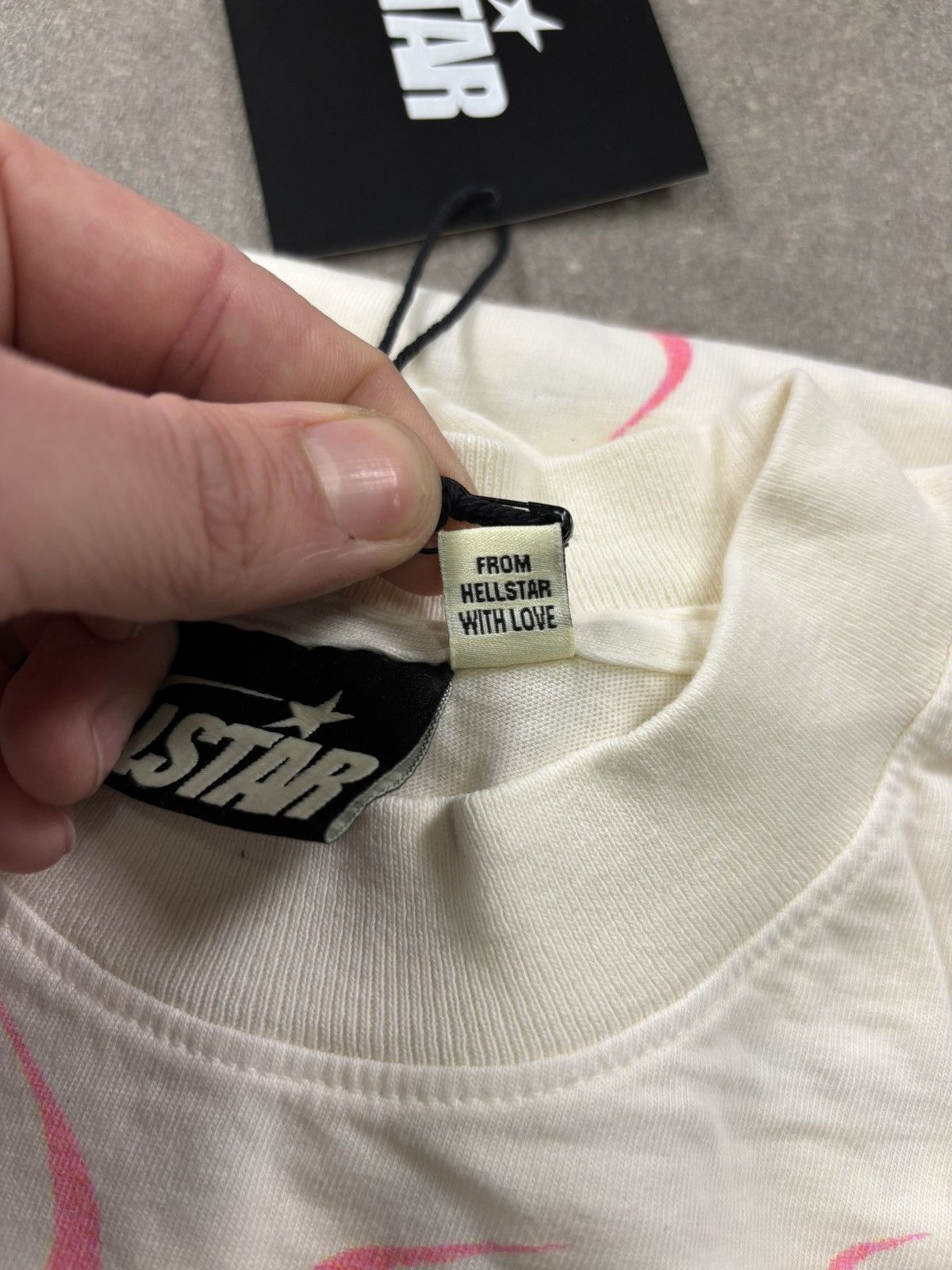 HELLSTAR Hellstar Like Us, Beat Us T-Shirt, White Size US S / EU 44-46 / 1 - 6 Thumbnail