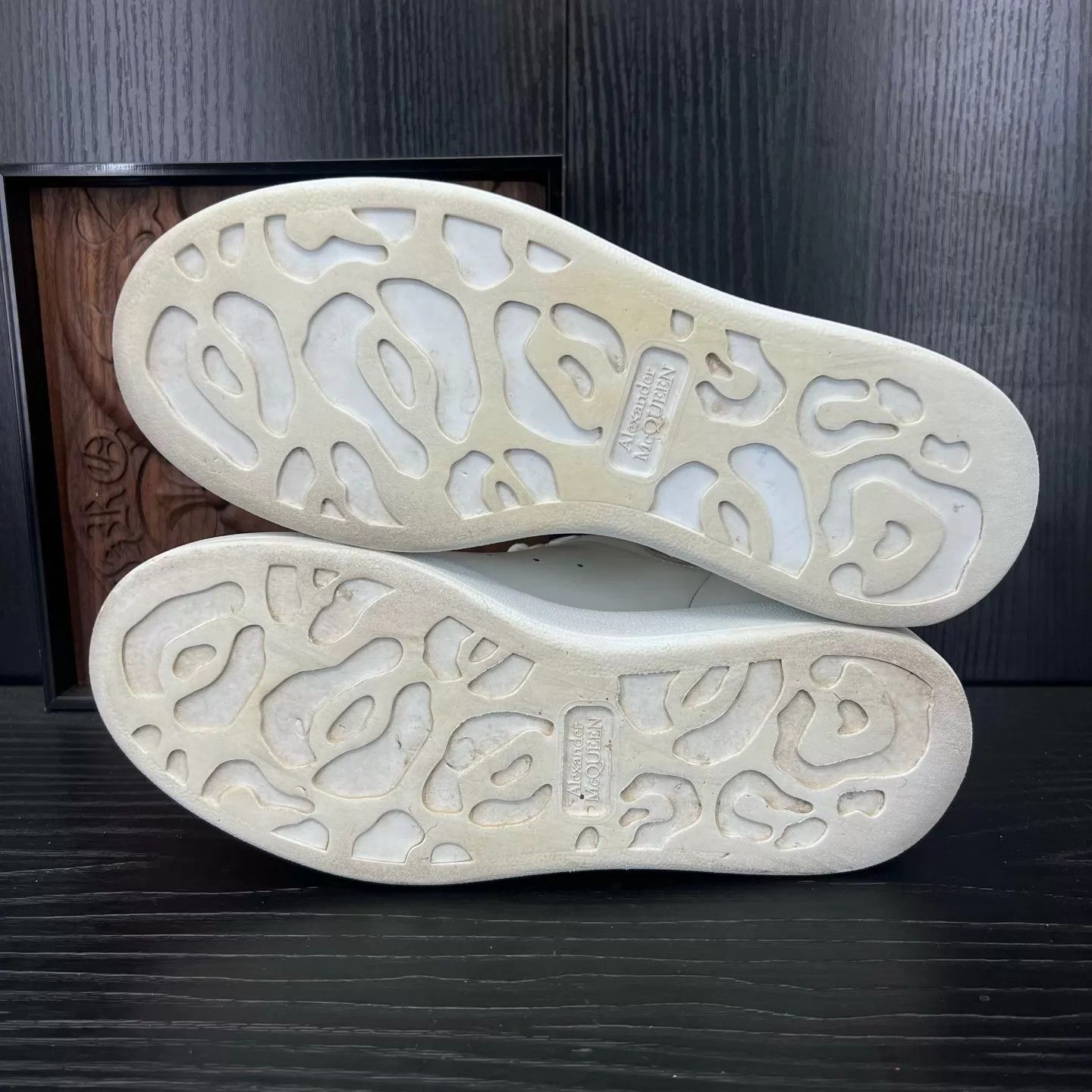 Alexander McQueen McQueen white & pink suede shoes 35.5 original box Size US 5 / IT 35 - 6 Thumbnail
