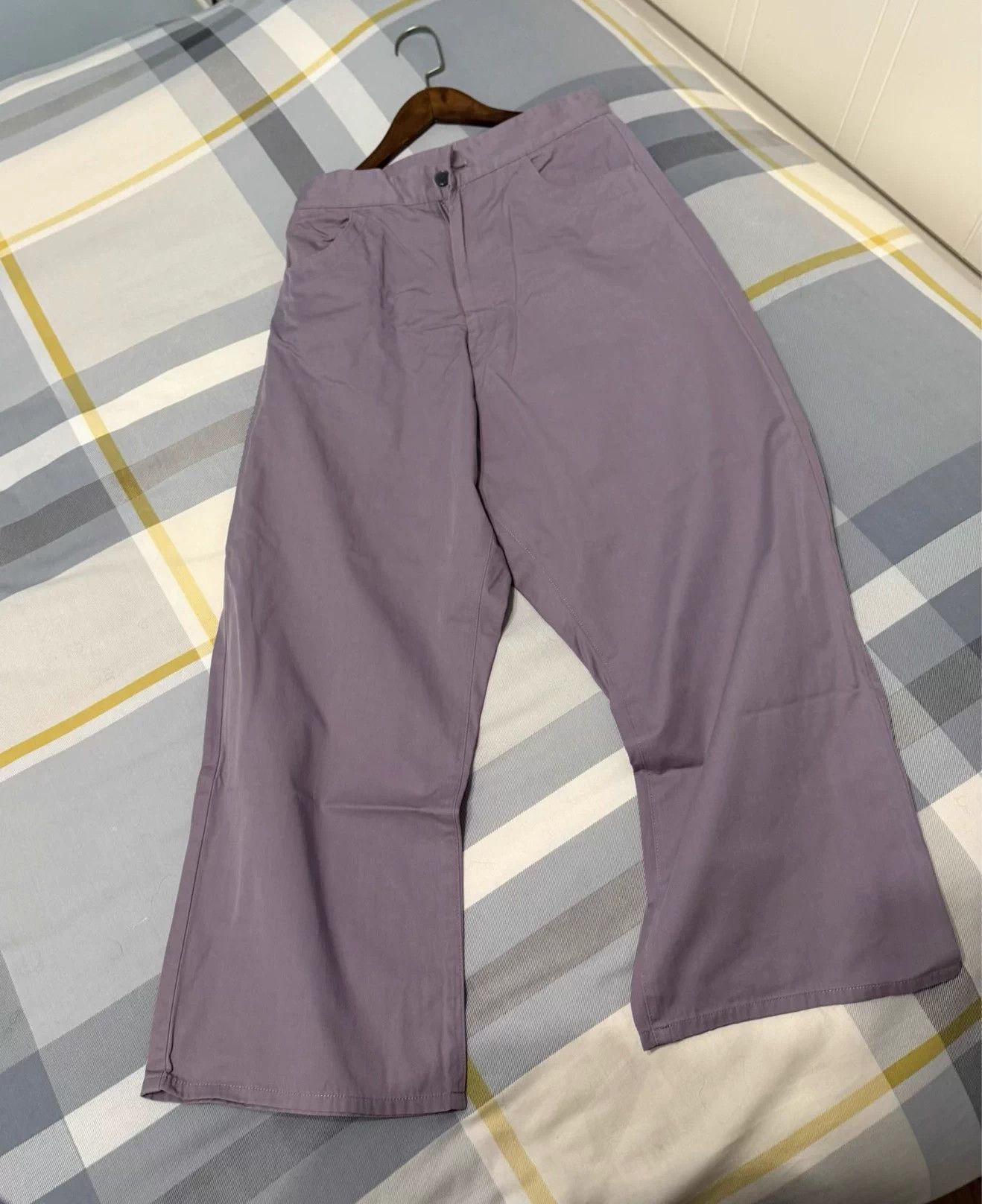 Yohji Yamamoto Yohji Yamamoto Loose Purple Pants 72/90 9/10 Authentic Size US 28 / EU 44 - 1 Thumbnail