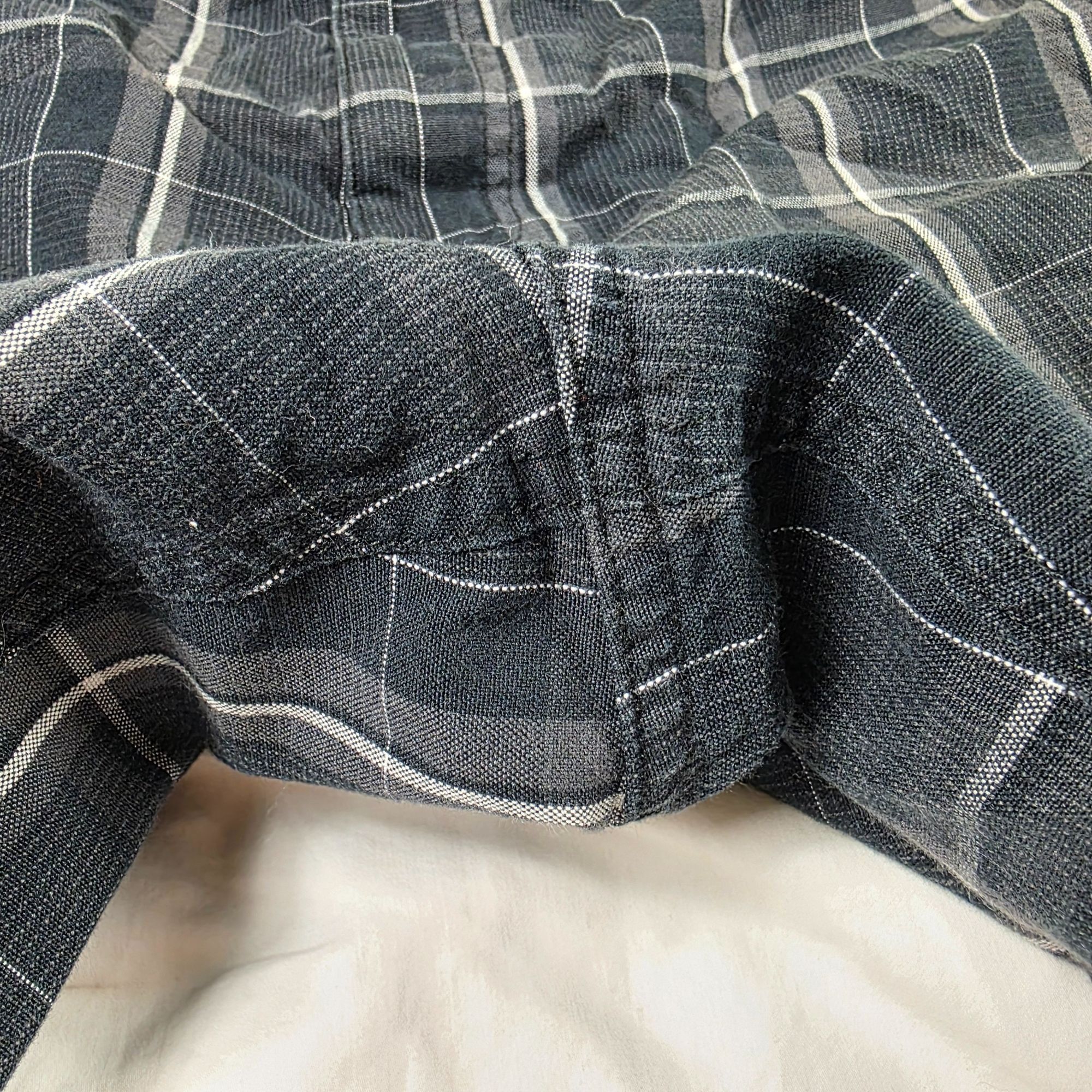 Hurley Hurley Mens Size 42 Black Plaid Shorts Walking Casual Lightw Size US 42 / EU 58 - 5 Thumbnail