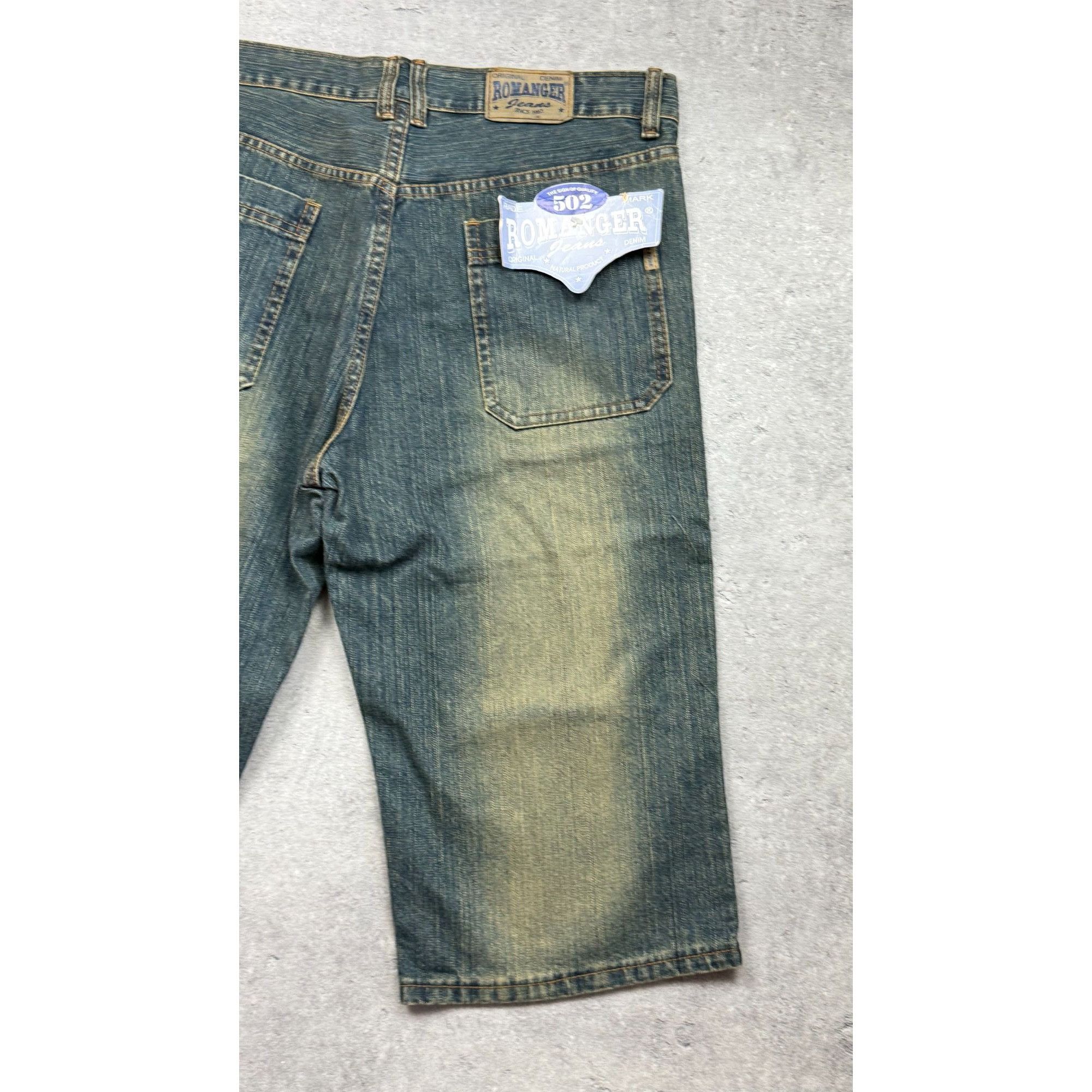 Other Vintage Romanger 502 Denim Jorts – Y2K Baggy Skater Shorts Size US 32 / EU 48 - 7 Thumbnail