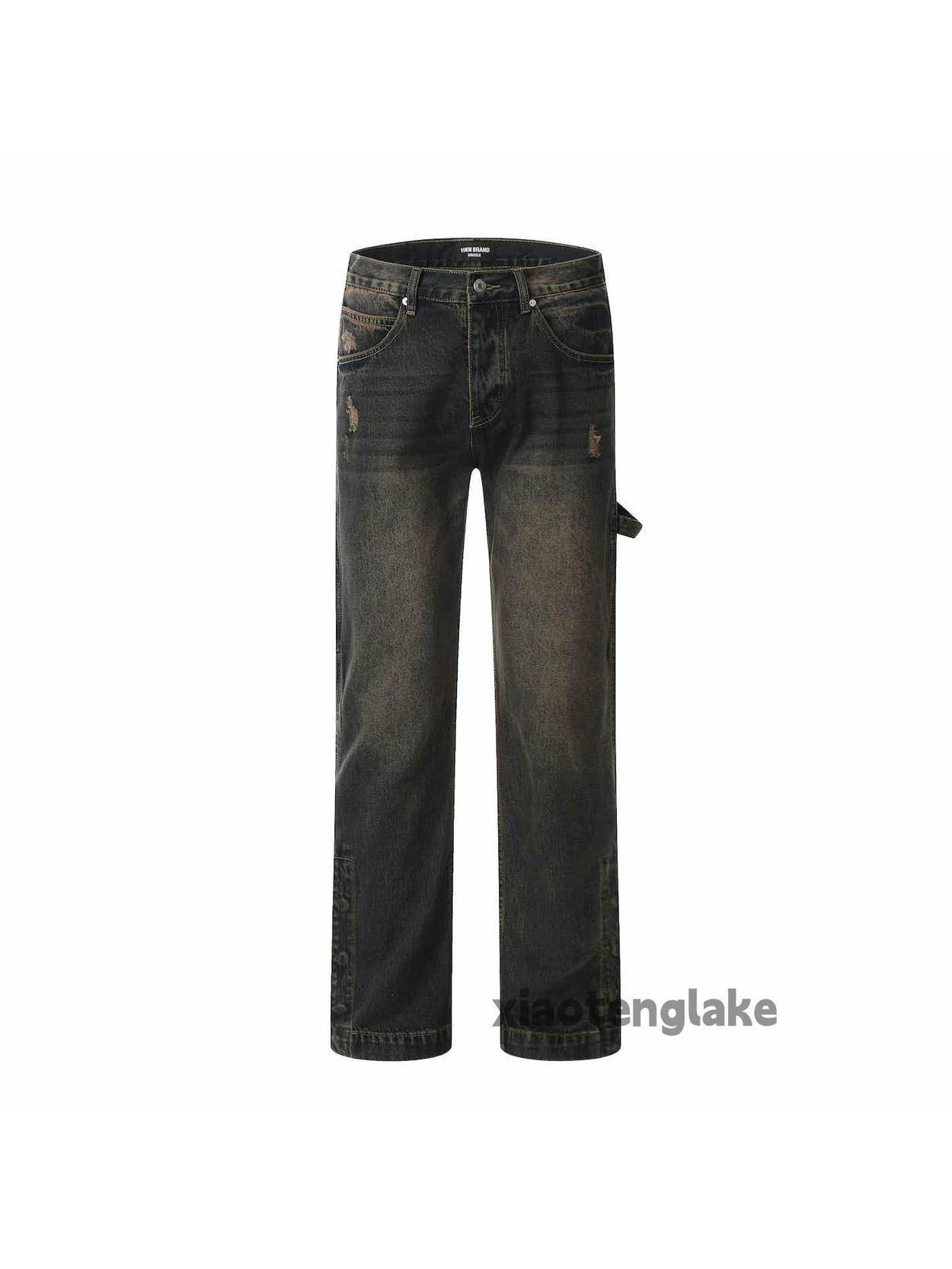 Jean × Vintage washed faded utility carpenter skate hiphop jeans Size US 30 / EU 46 - 6 Thumbnail