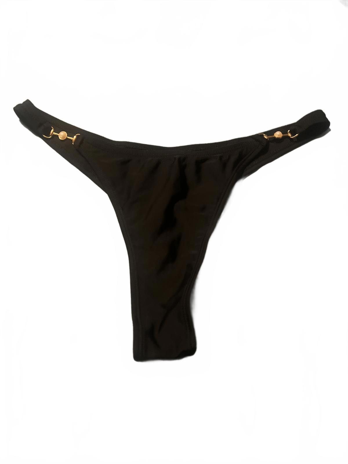 Other Classic Black Women's Bikini Set M NWOT Size ONE SIZE - 4 Thumbnail