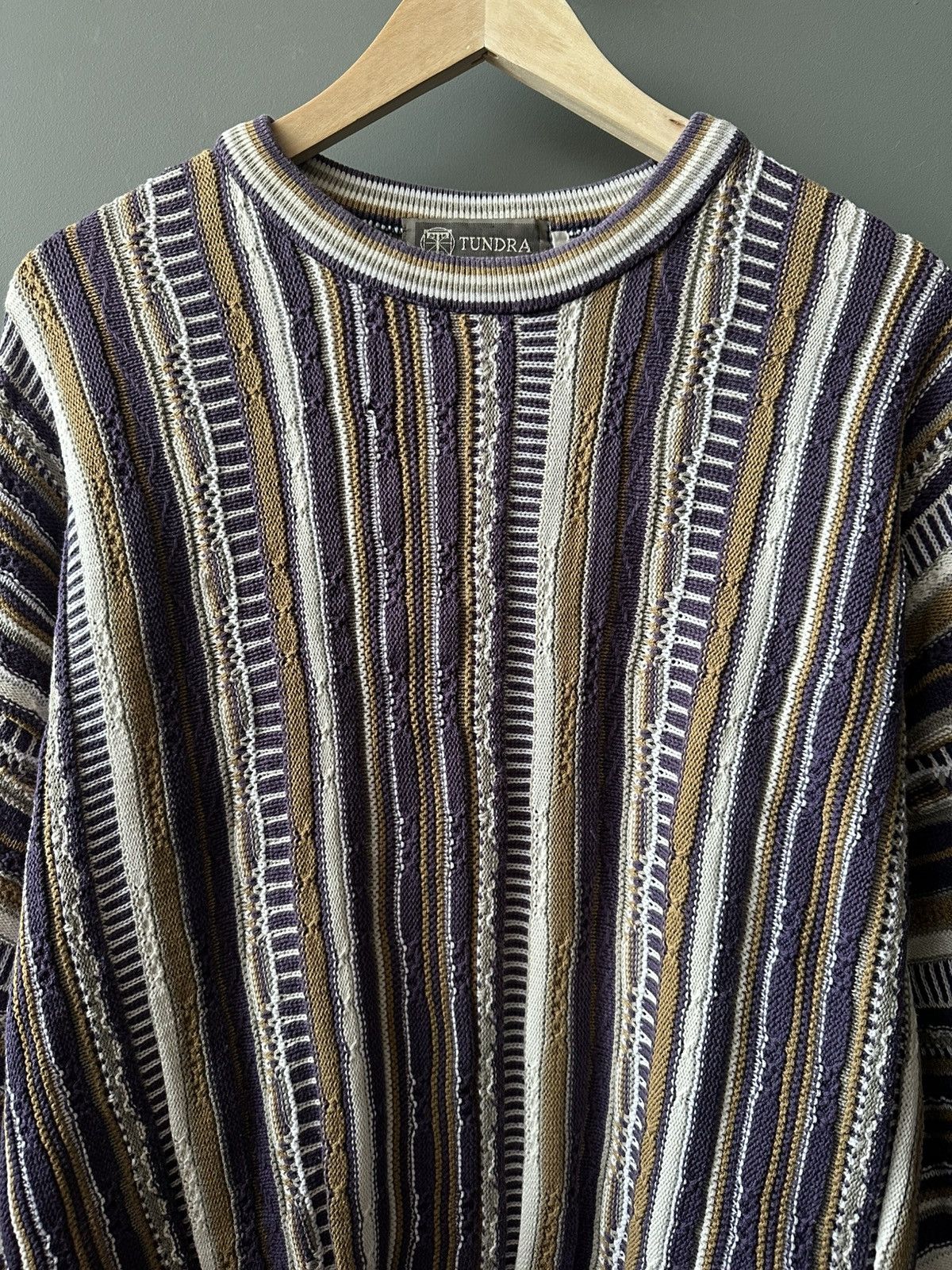 Tundra Canada Vintage Tundra Canada Coogi Style Analog Knit Cosby Sweater Size US L / EU 52-54 / 3 - 2 Thumbnail